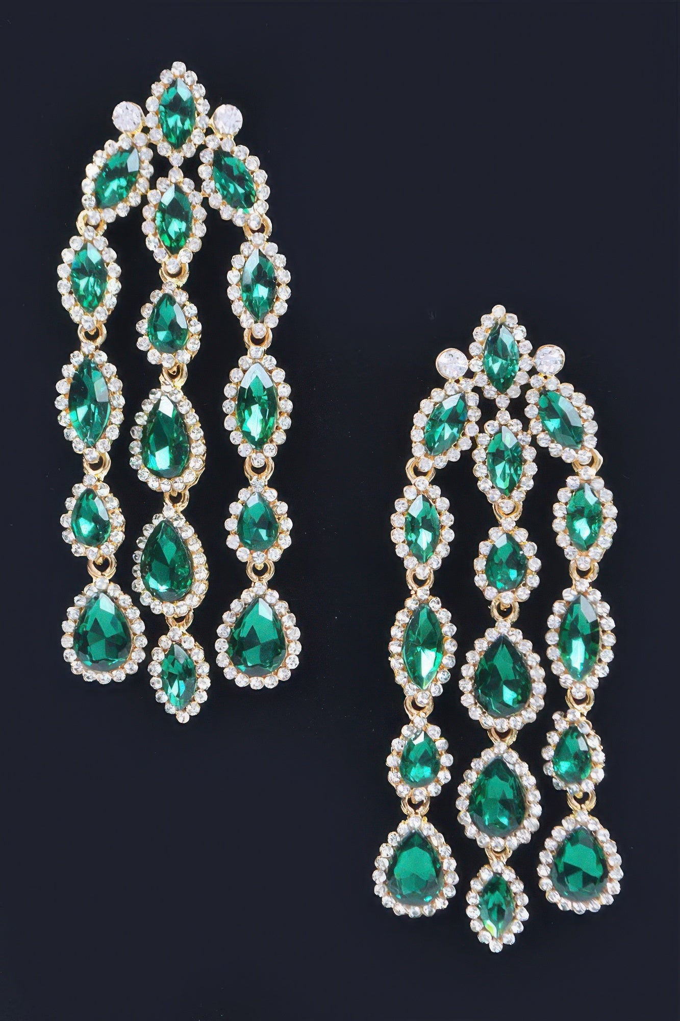 Rhinestone Fringe Earring product image