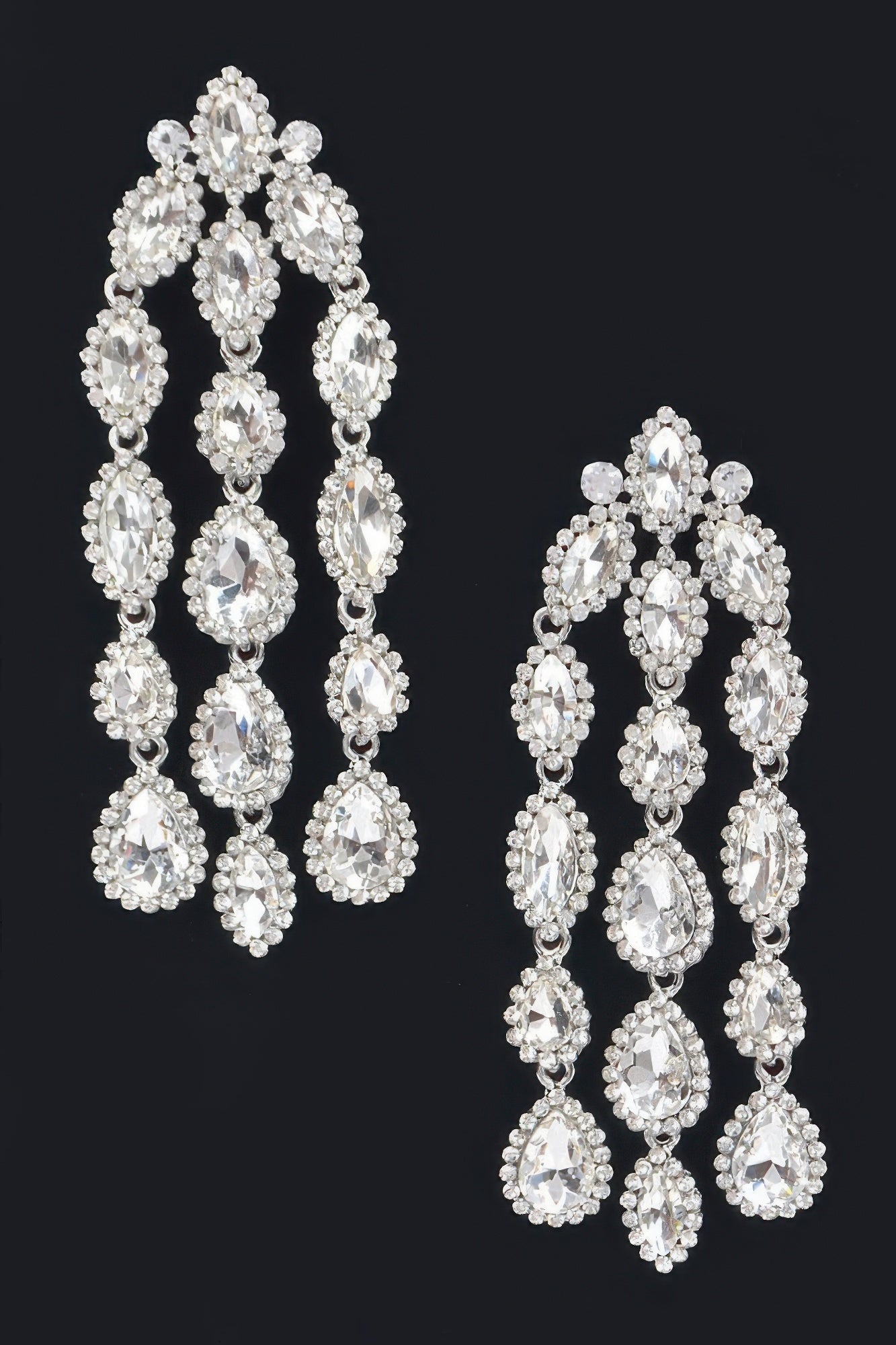 Rhinestone Fringe Earring product image