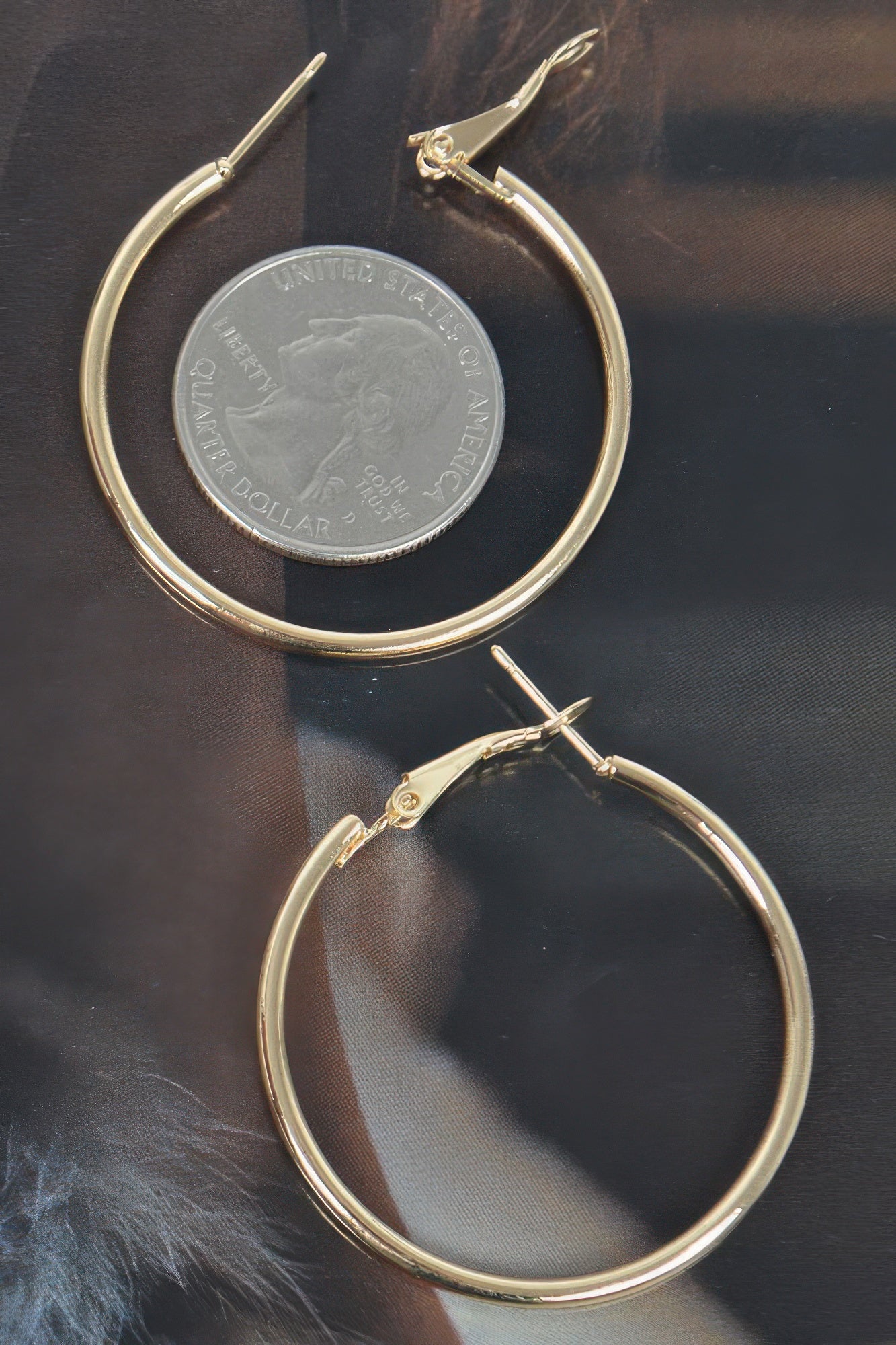 Metal 40mm Hoop Earring product image