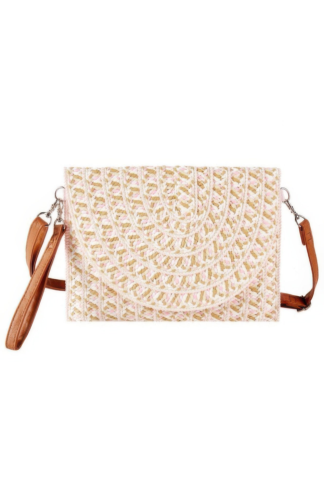 Multi Color Straw Clutch & Crossbody Bag product image