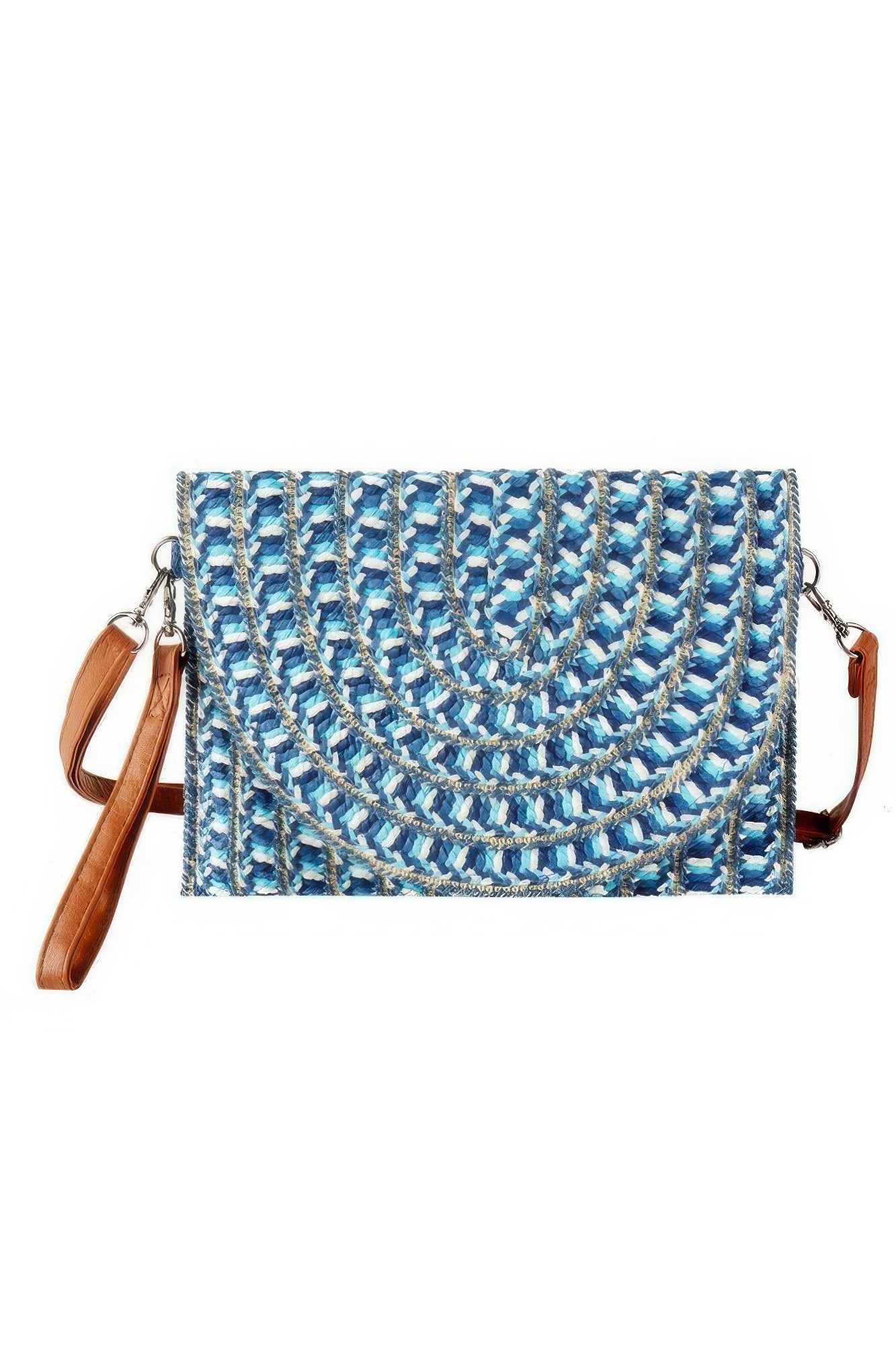 Multi Color Straw Clutch & Crossbody Bag product image