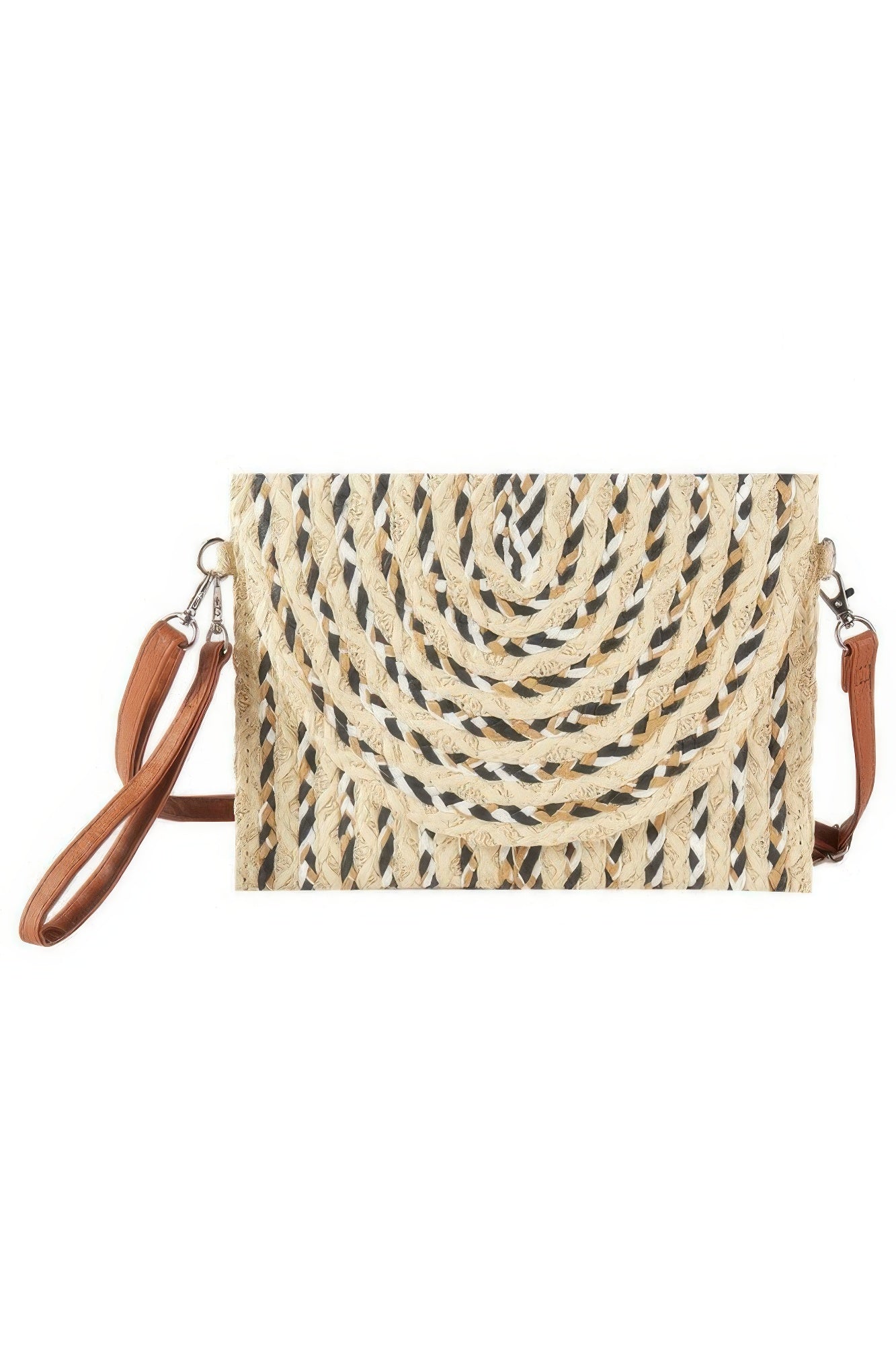 Multi Color Straw Clutch & Crossbody Bag product image