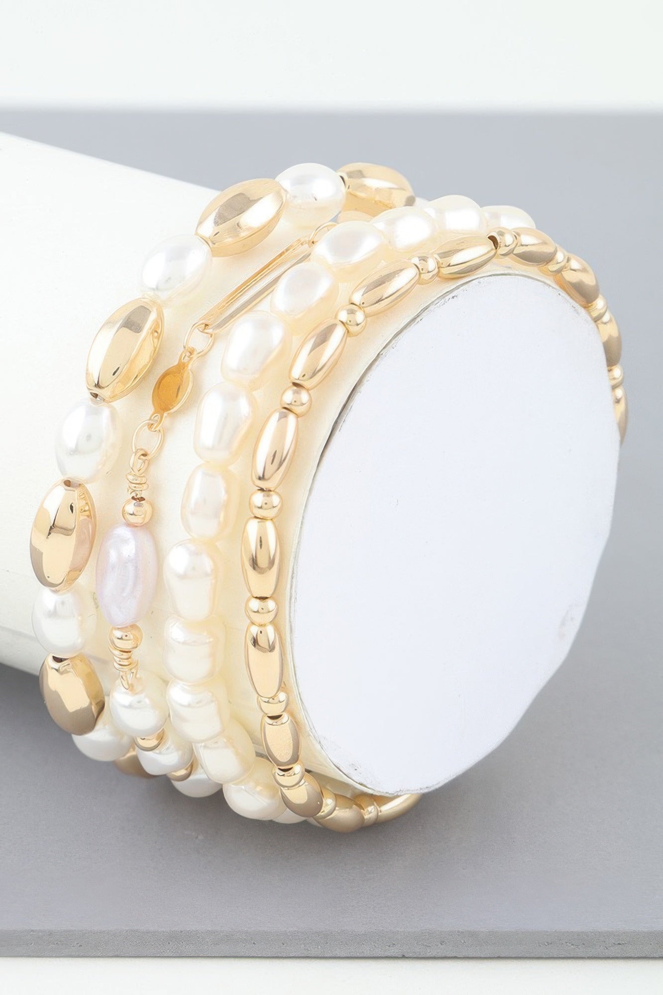 Multi Oval Stone Beaded Bracelet product image