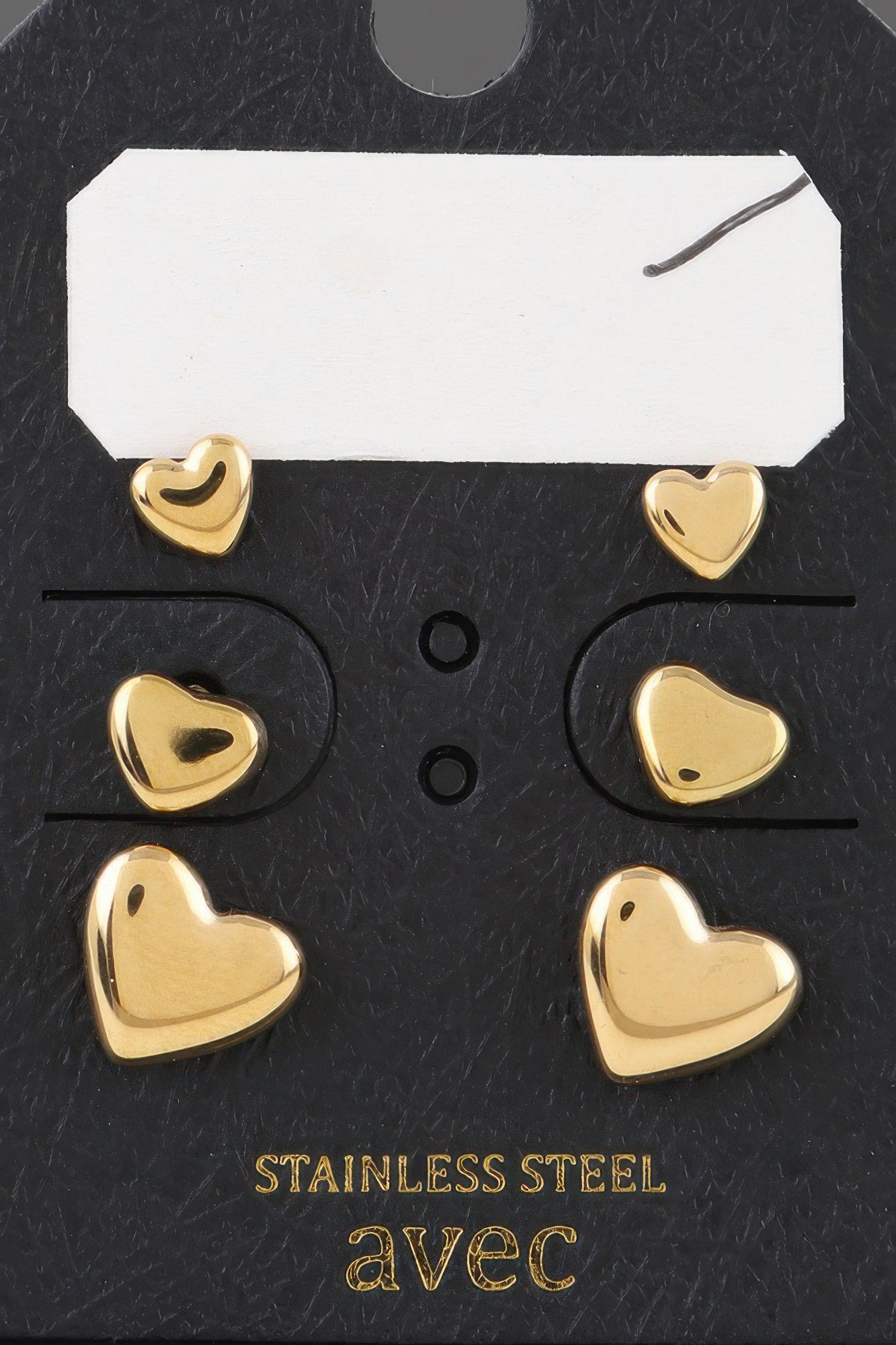 Triple Hearts Stud Earrings Set product image