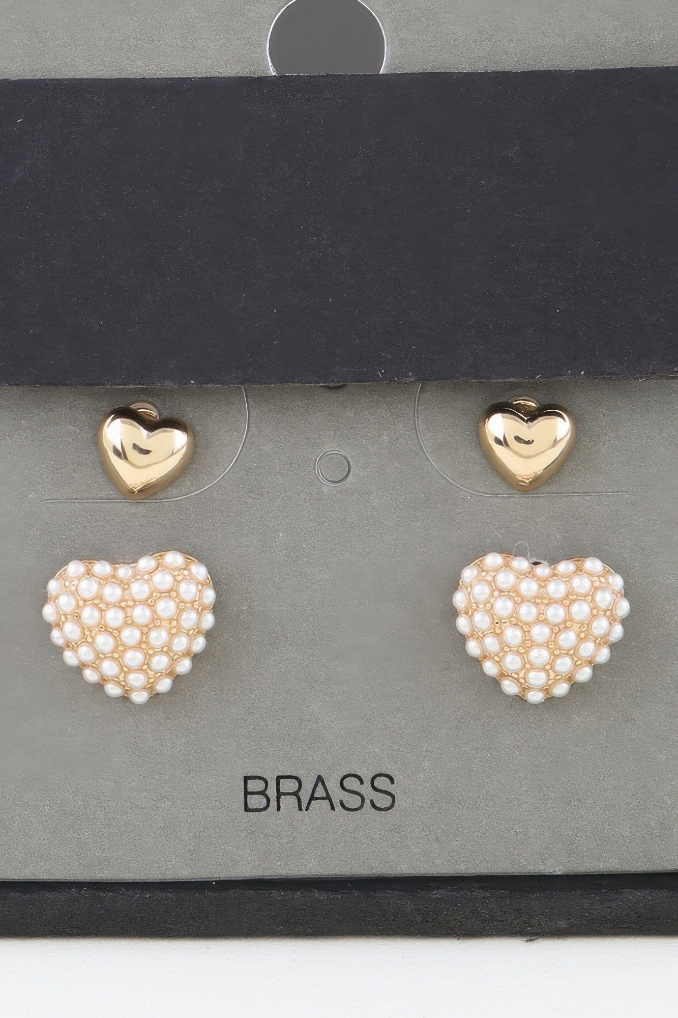 Twin Hearts Stud Earrings product image