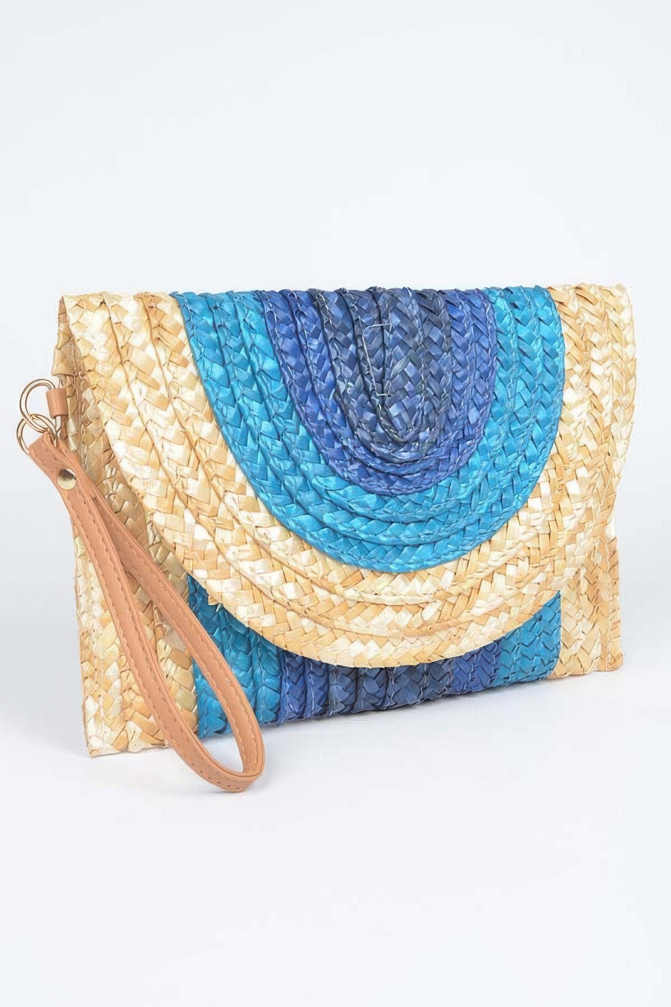 Straw Coloful Envelope Clutch product image