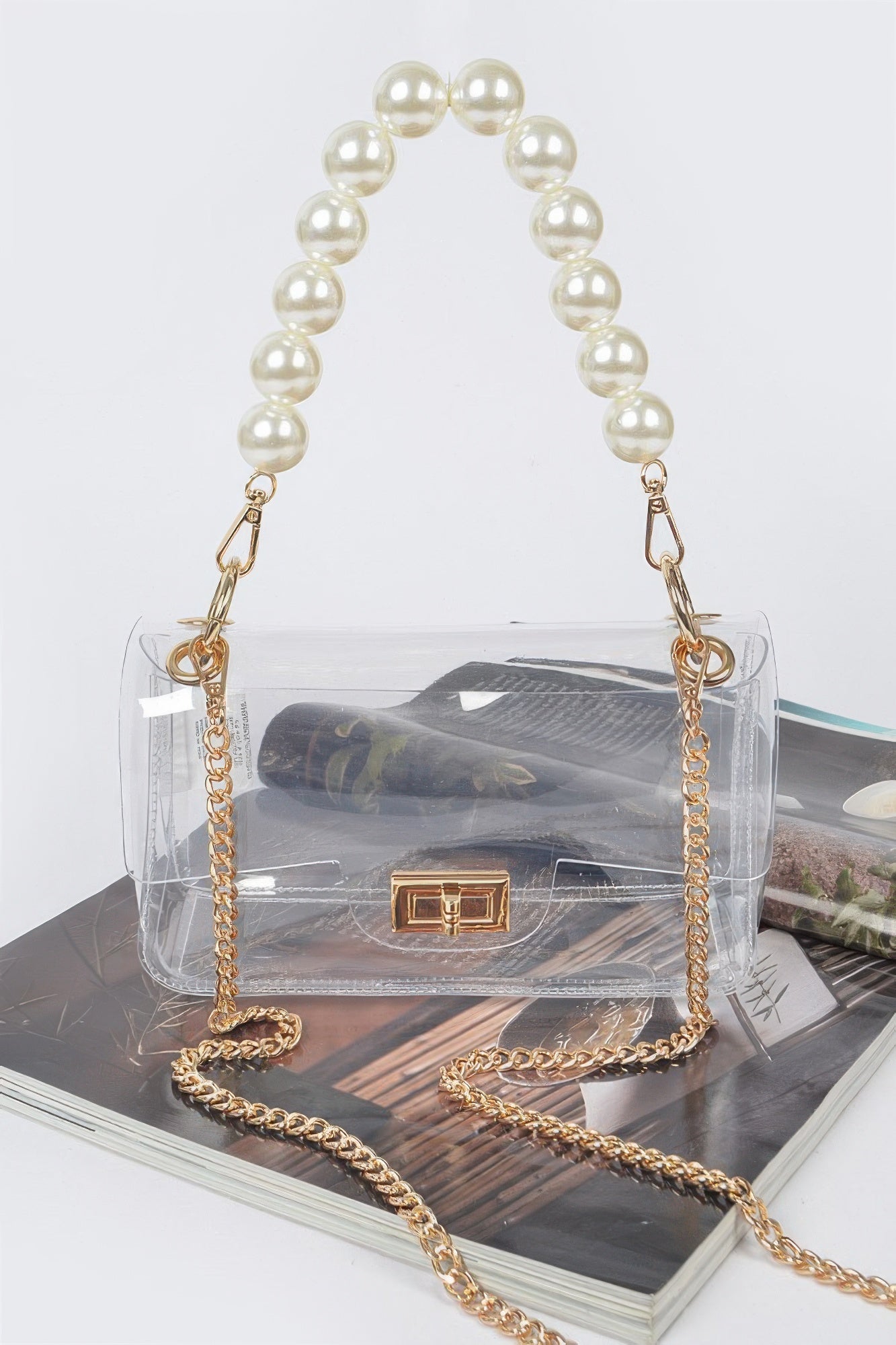Transparent Cross Body Bag W Clear Chain product image
