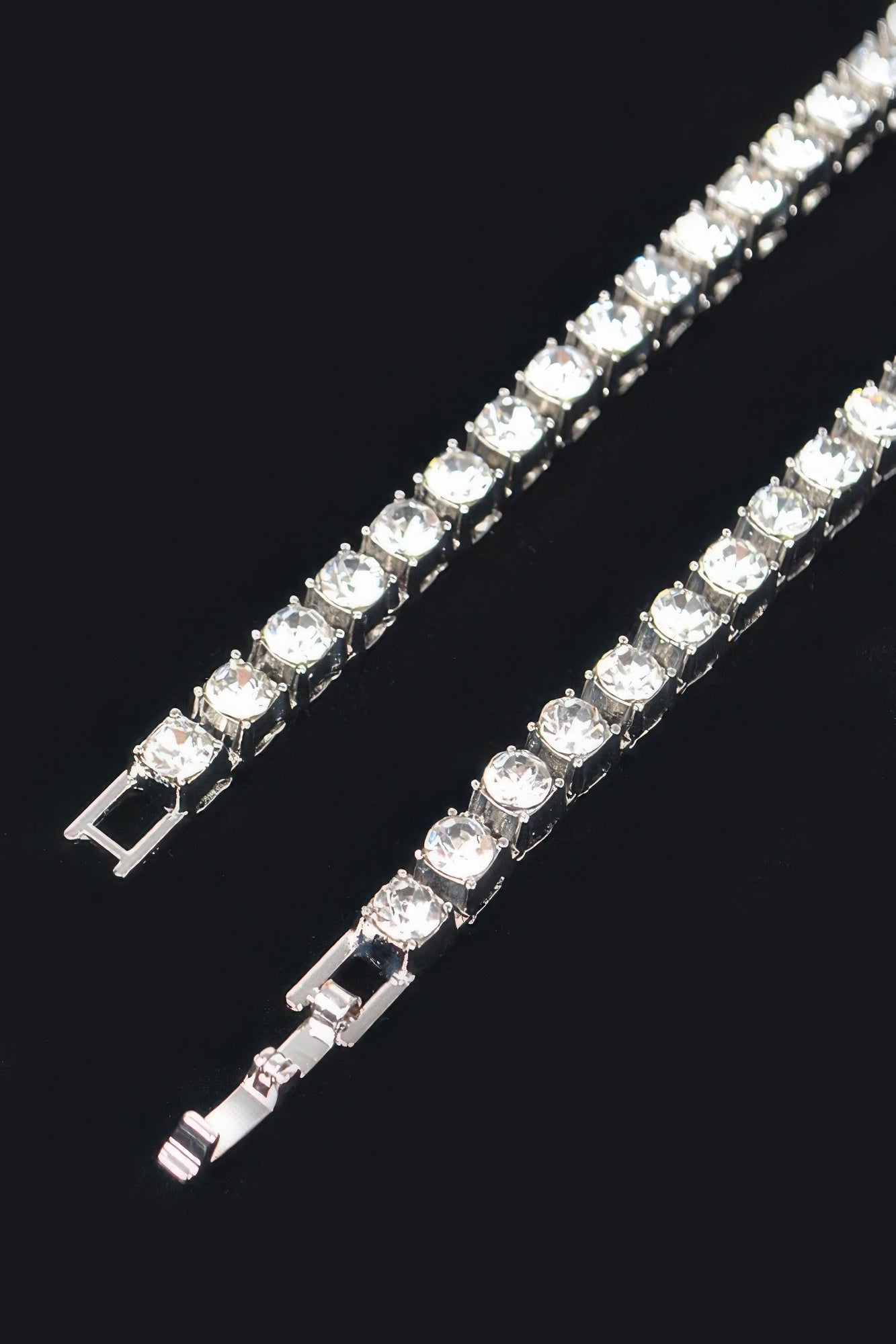 Rhinestone Chain Layered Necklace Chain product image