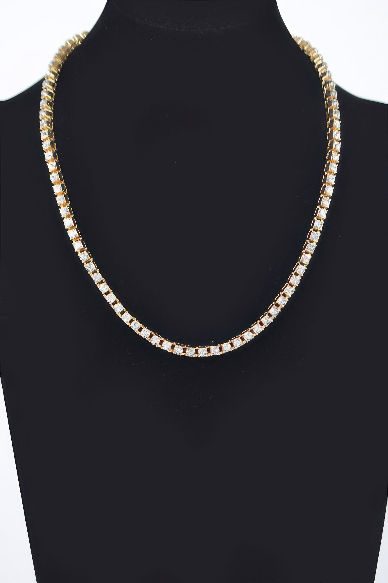 Rhinestone Chain Layered Necklace Chain product image