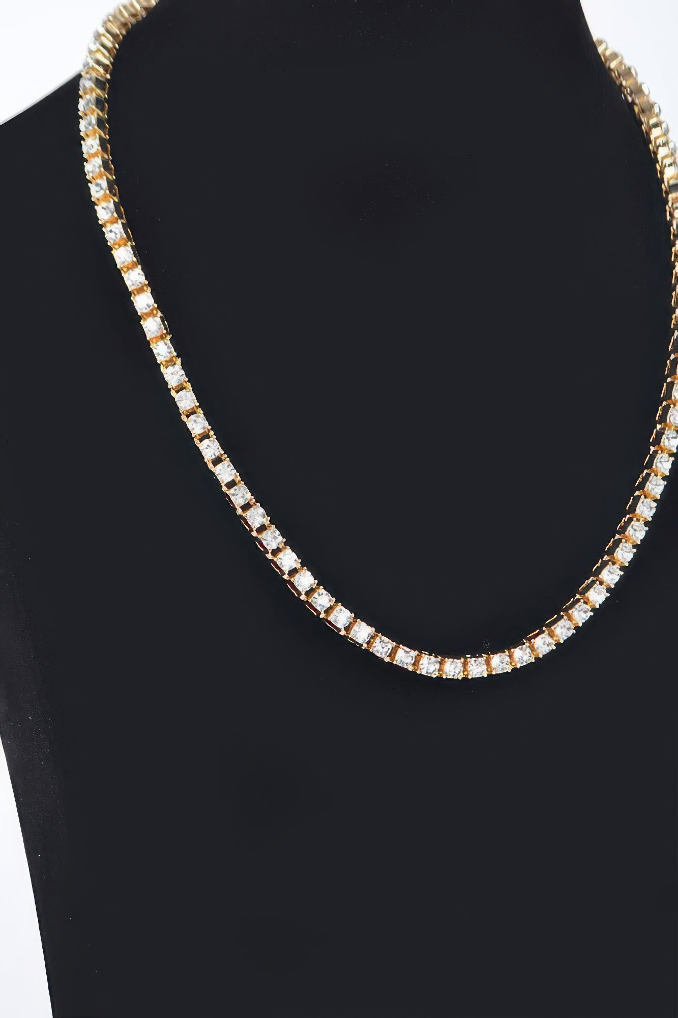 Rhinestone Chain Layered Necklace Chain product image