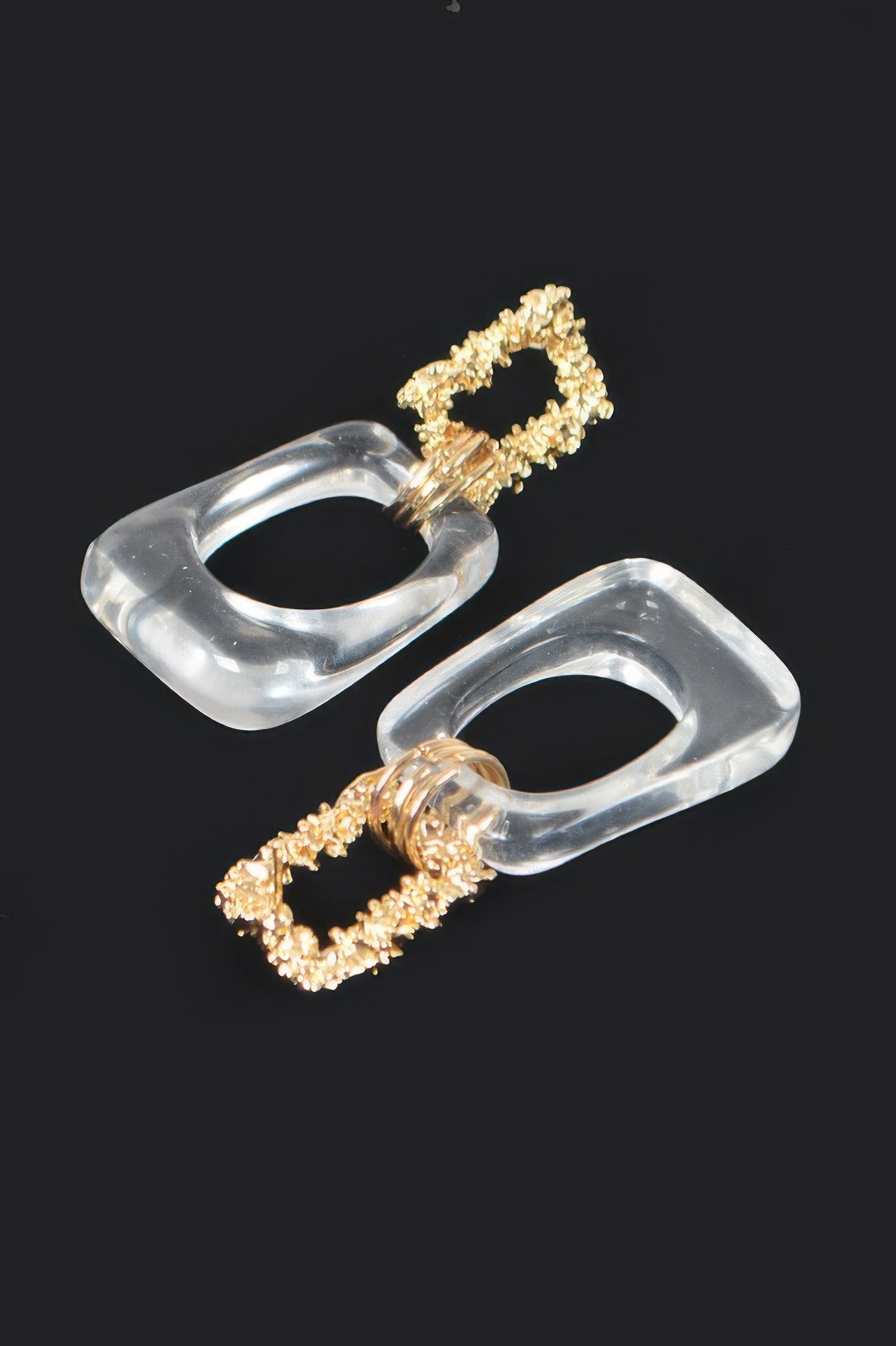 Vintage Metal Clear Earring product image