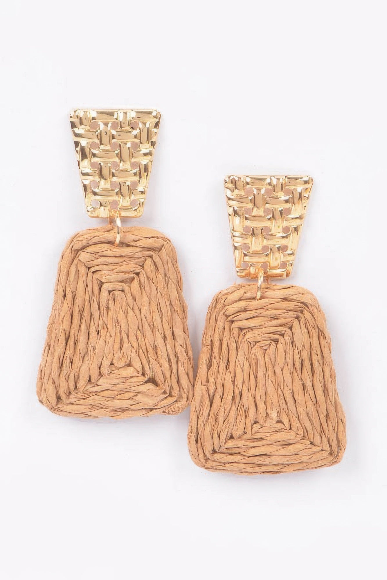 Faux Straw Dangling Earring product image