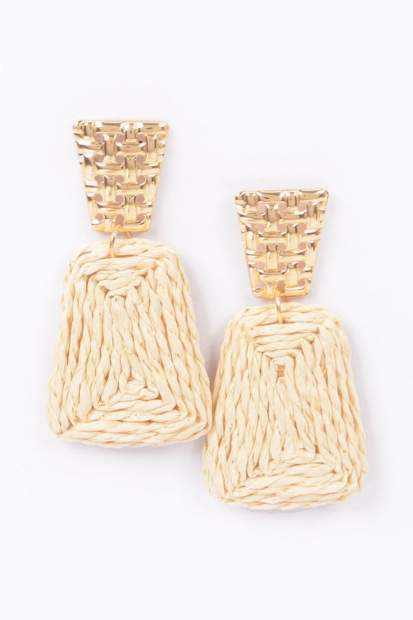 Faux Straw Dangling Earring product image