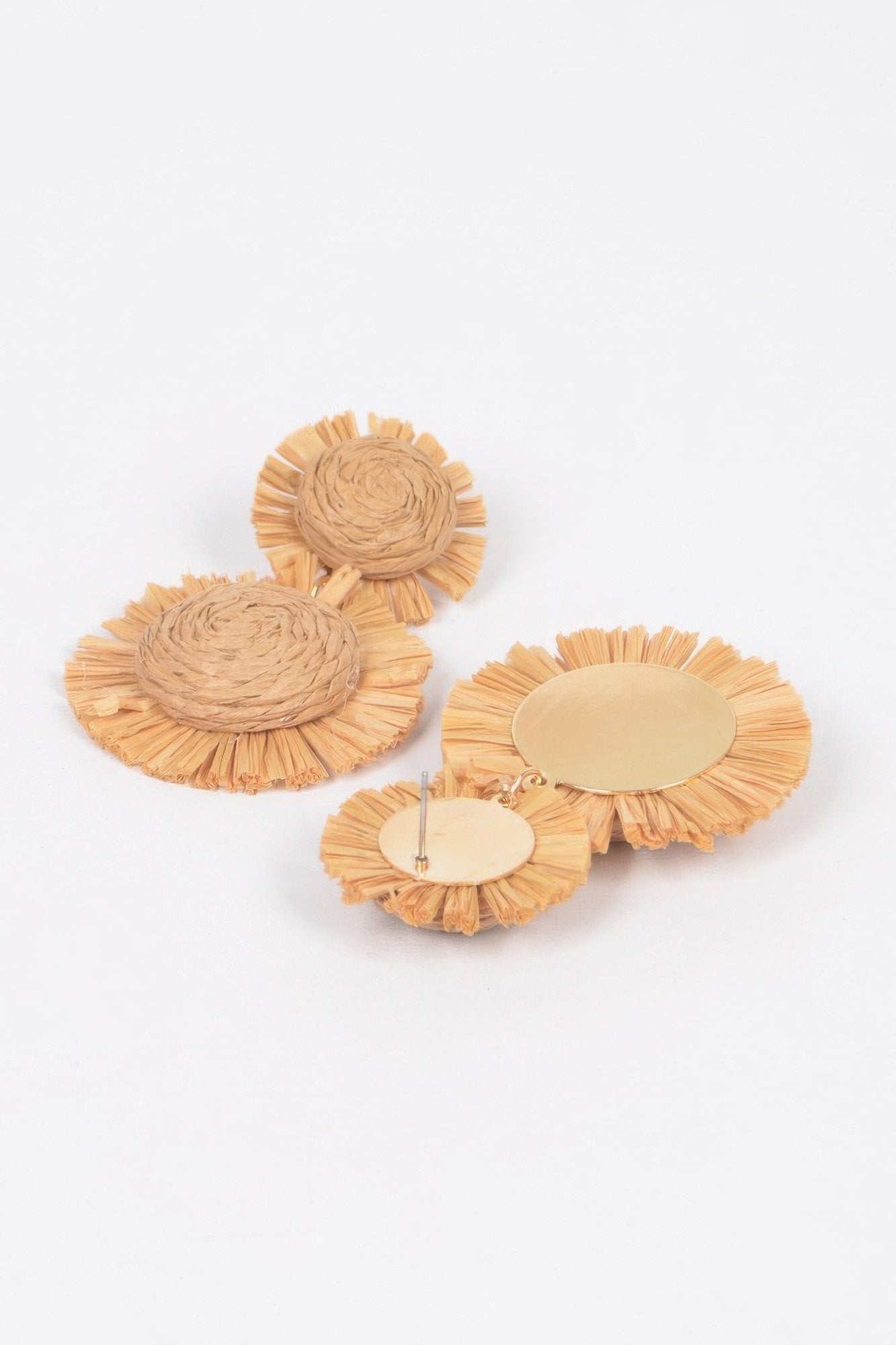 Faux Straw Dangling Earring product image