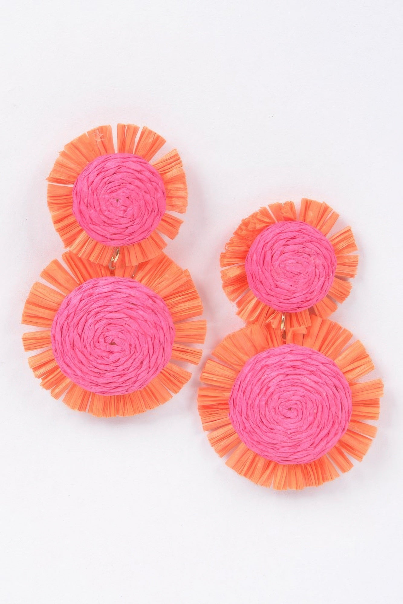 Faux Straw Dangling Earring product image