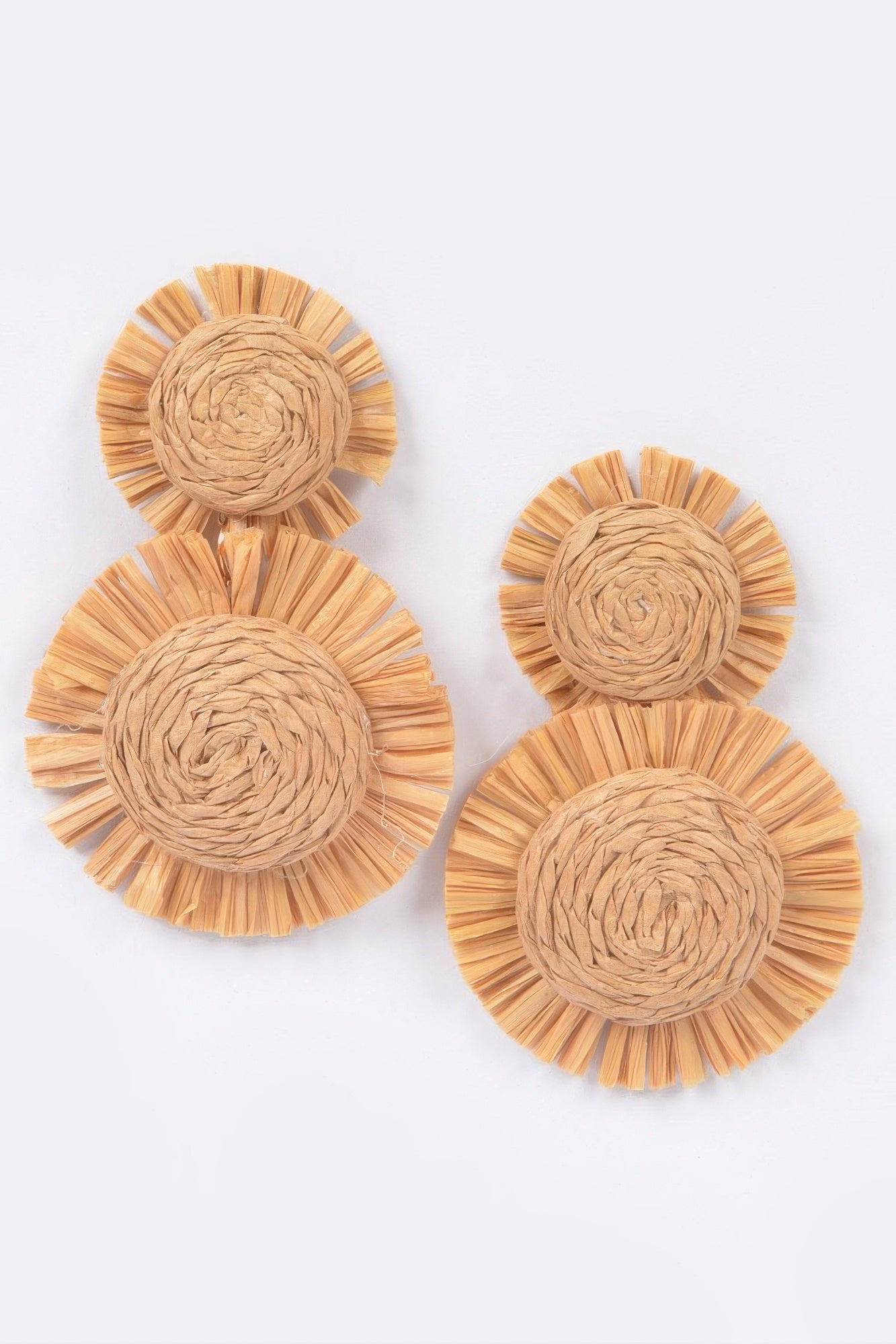 Faux Straw Dangling Earring product image