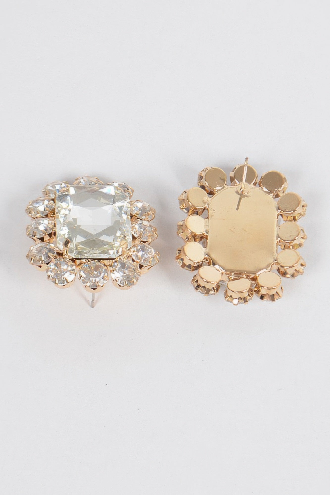 Big Stone Stud Earrings product image