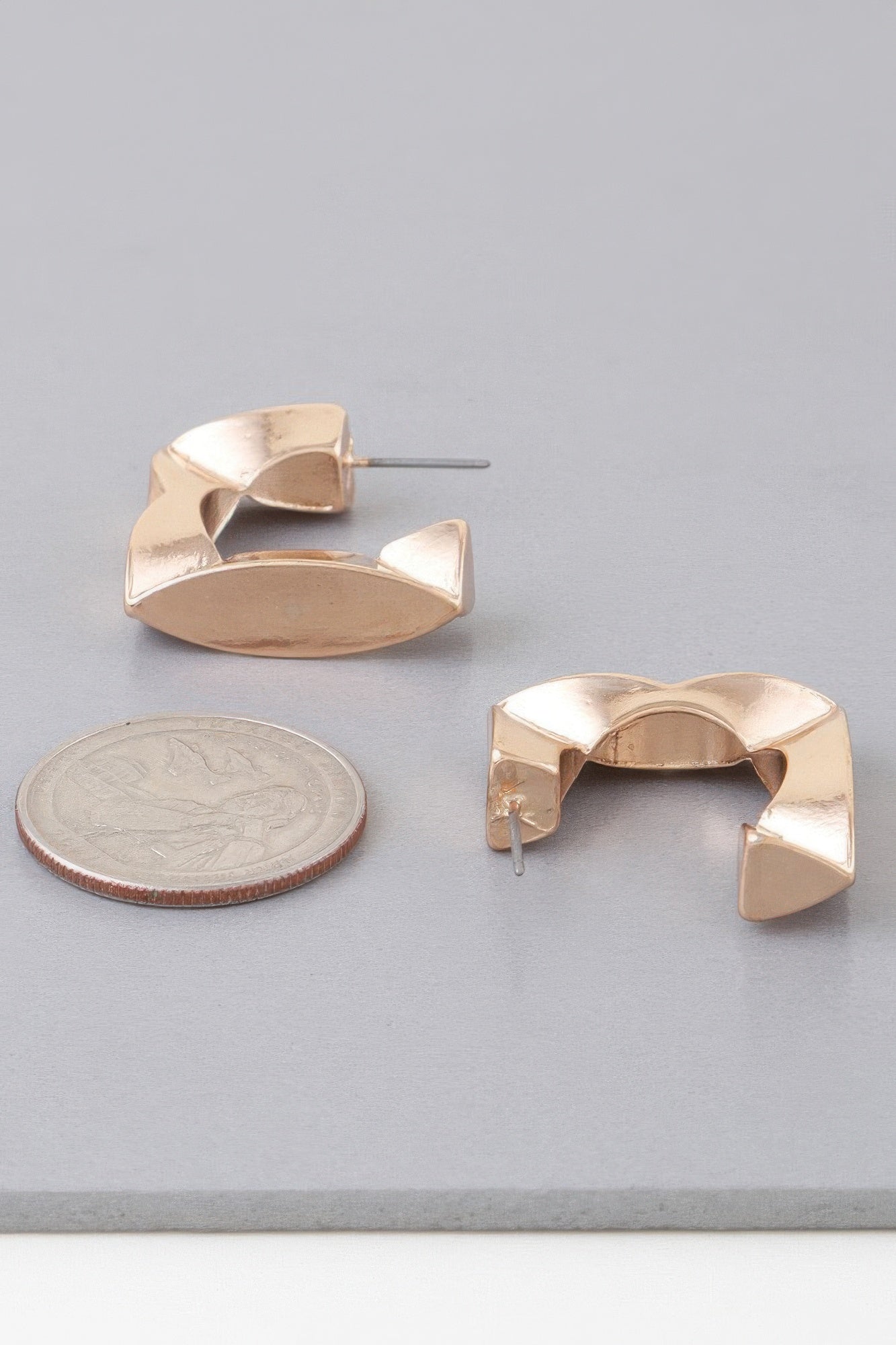 Geometric Cubic Hoop Earrings product image