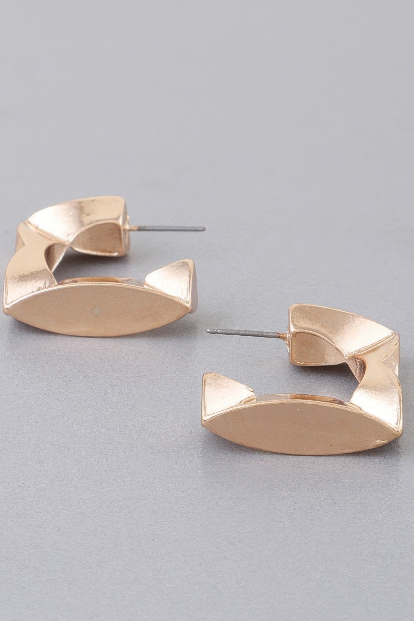 Geometric Cubic Hoop Earrings product image