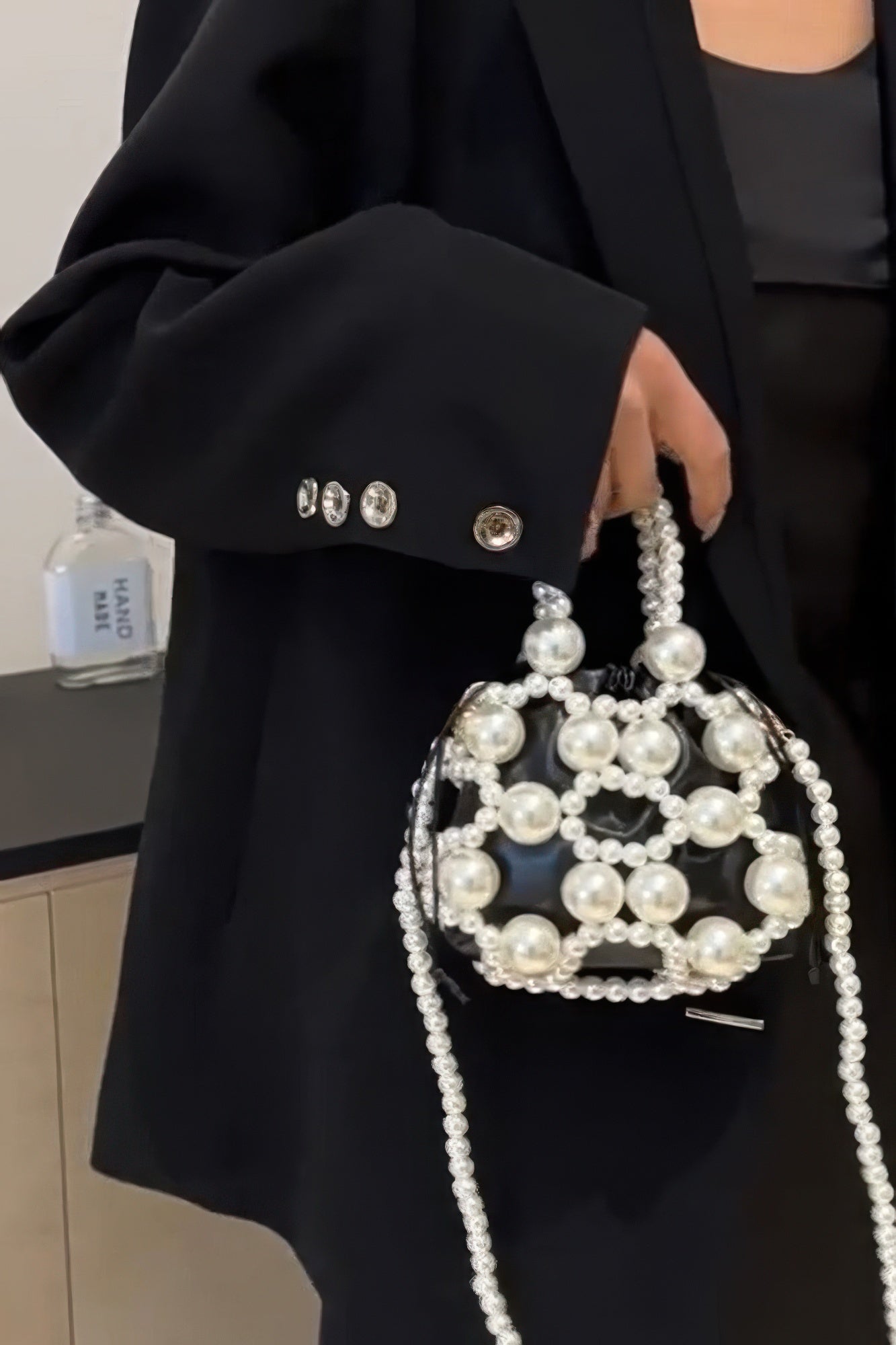 Faux Pearl Party Clutch W/pouch product image