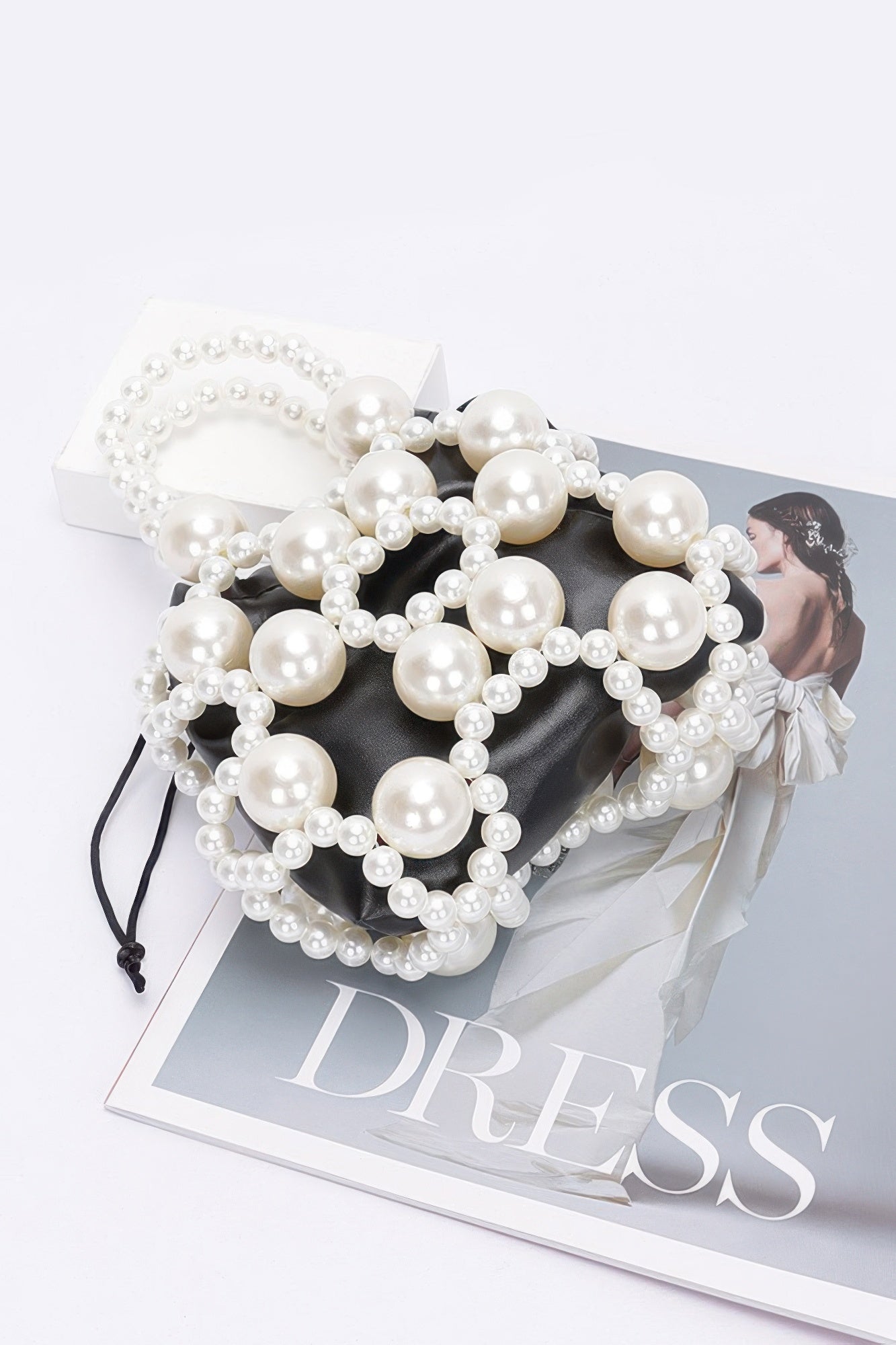 Faux Pearl Party Clutch W/pouch product image