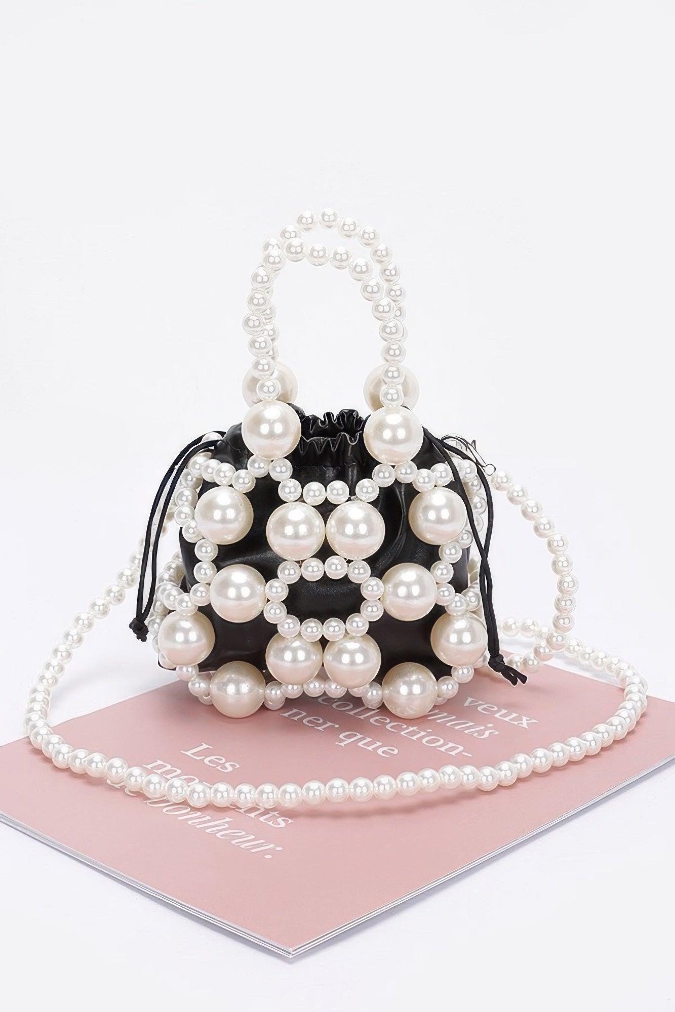 Faux Pearl Party Clutch W/pouch product image
