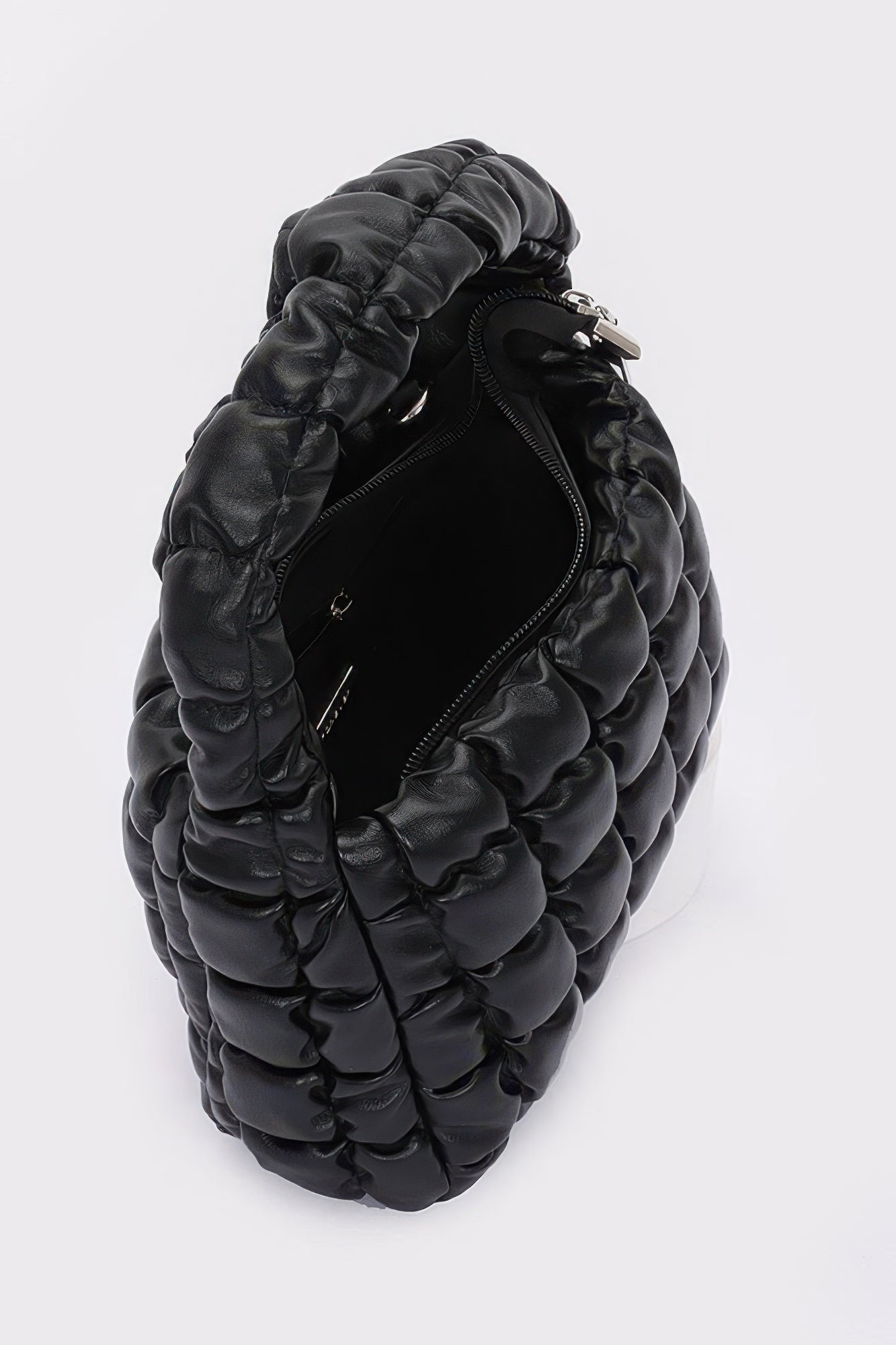 Quilted Faux Leather Padded Handle Bag product image