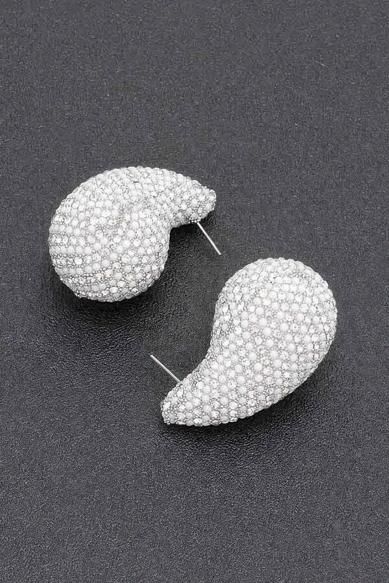 Rhinestone Faux Pearl Metal Earring product image