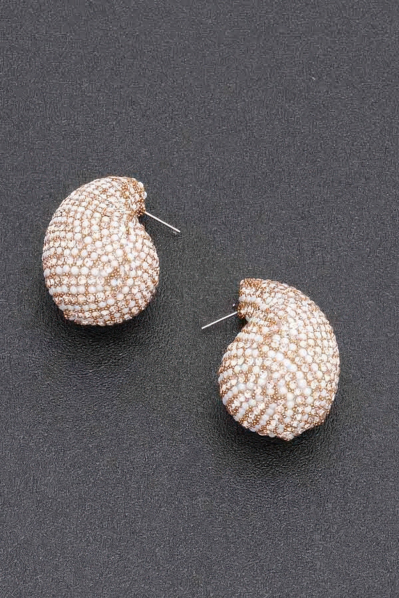Rhinestone Faux Pearl Metal Earring product image