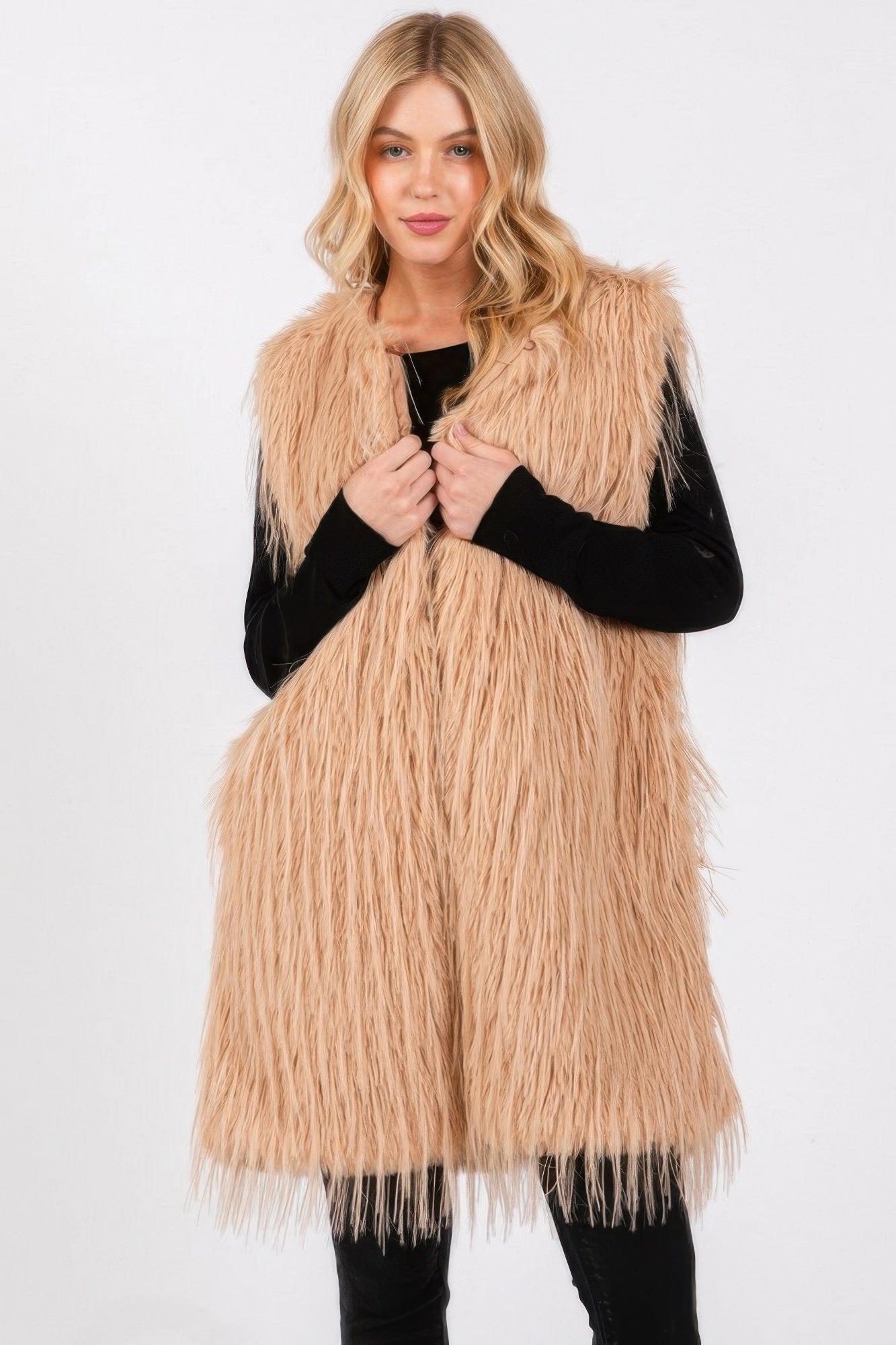 Faux Fur Pocket Vest product image