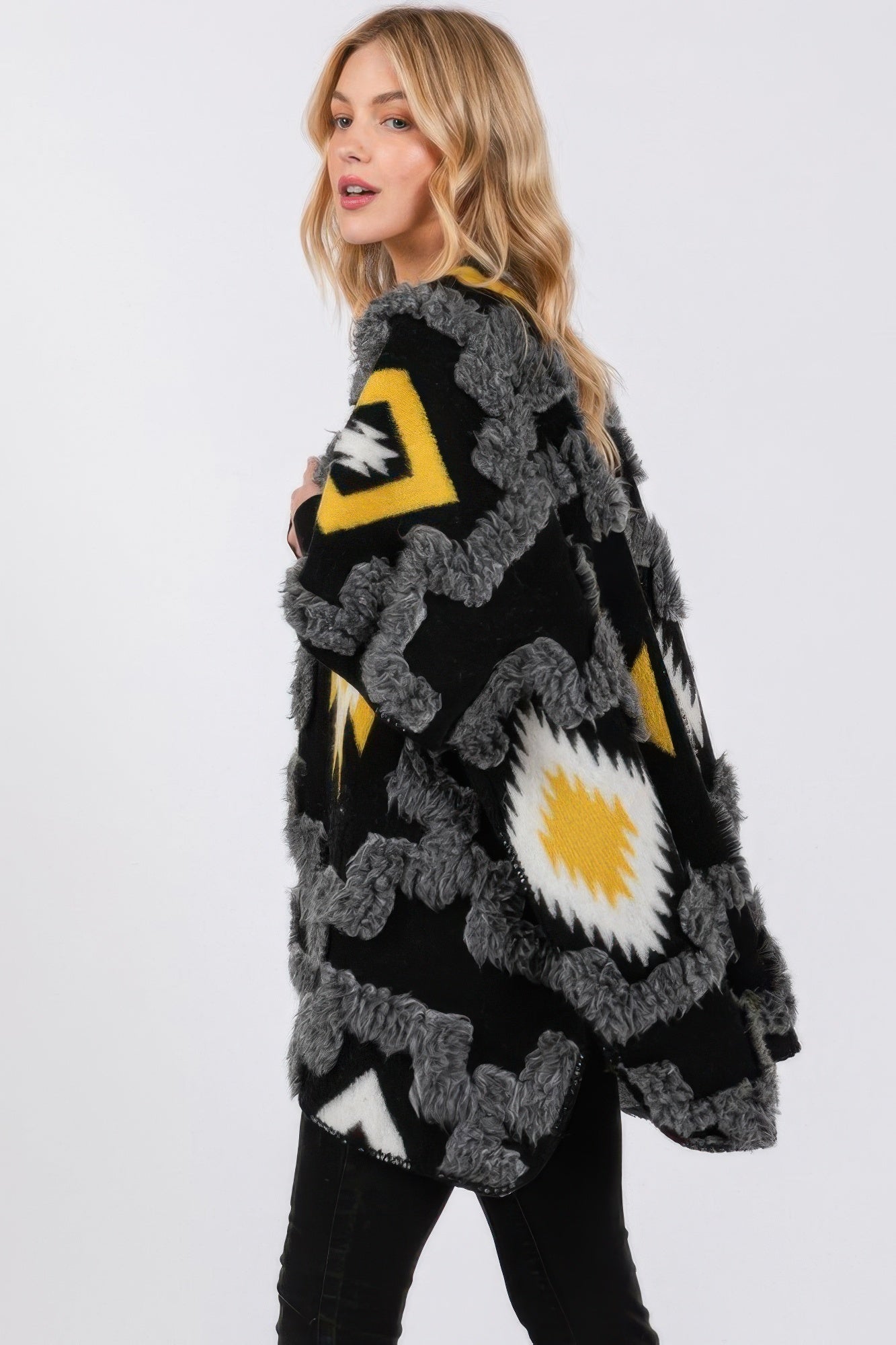 Fuzzy Aztec Pattern Kimono product image