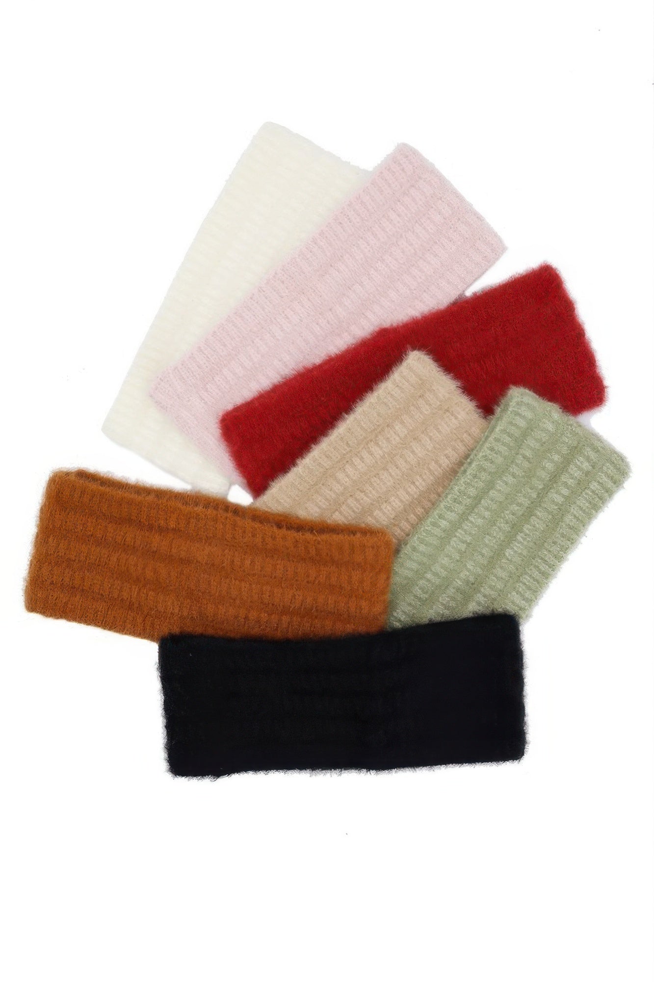 Fuzzy Cable Knit Headband product image