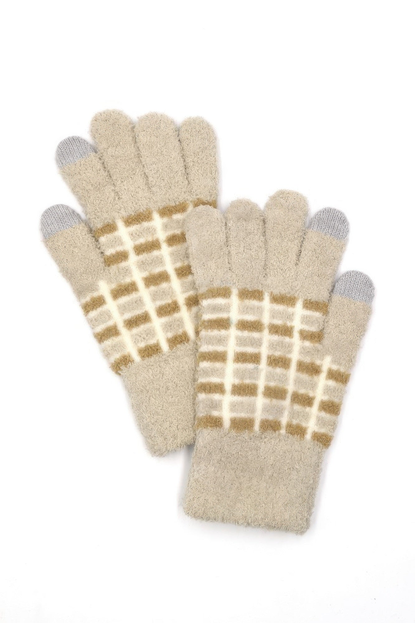 Cozy Color Blocked Smart Winter Gloves product image