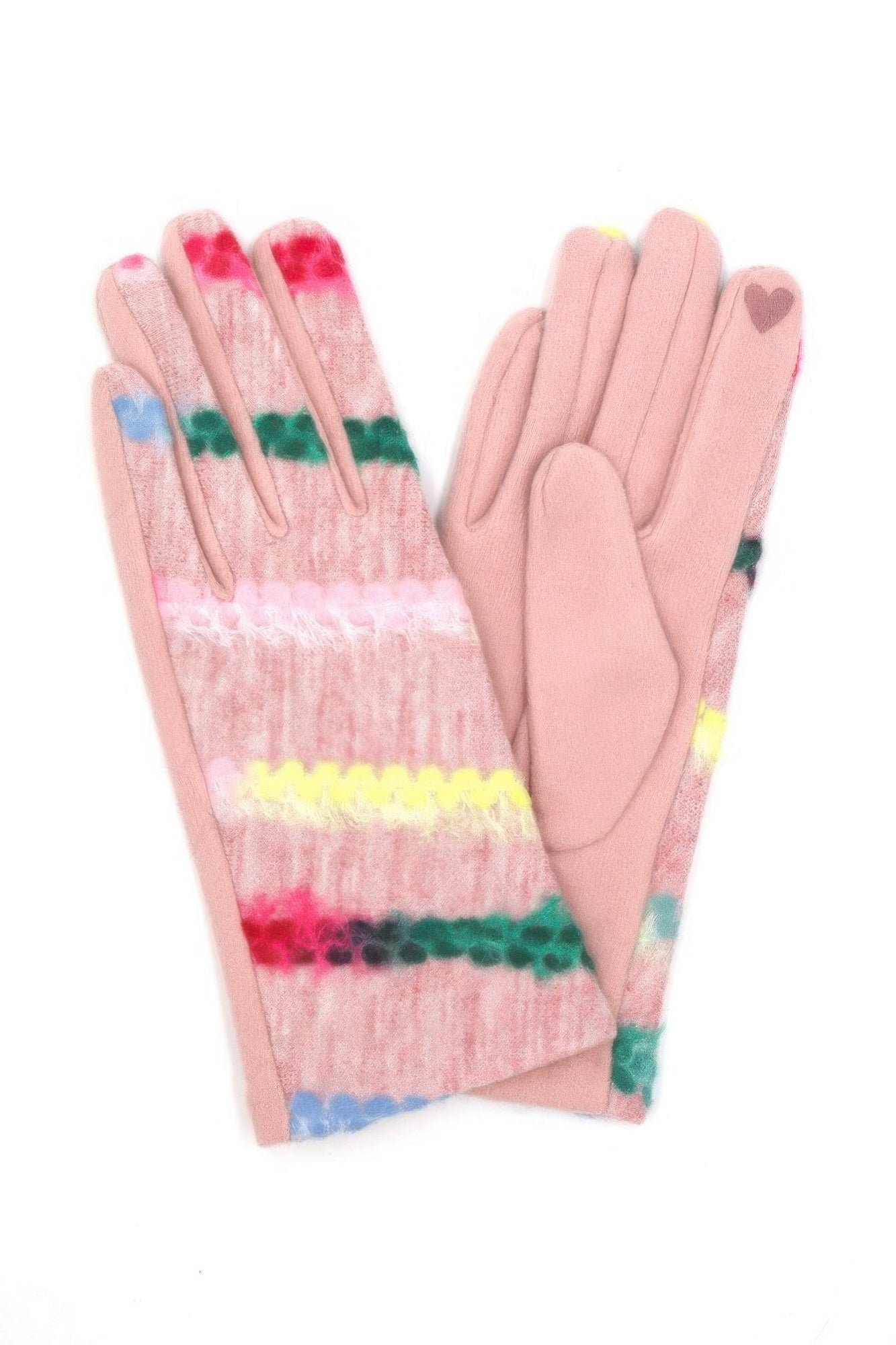 Multi Color Yarn Pattern Smart Touch Gloves product image