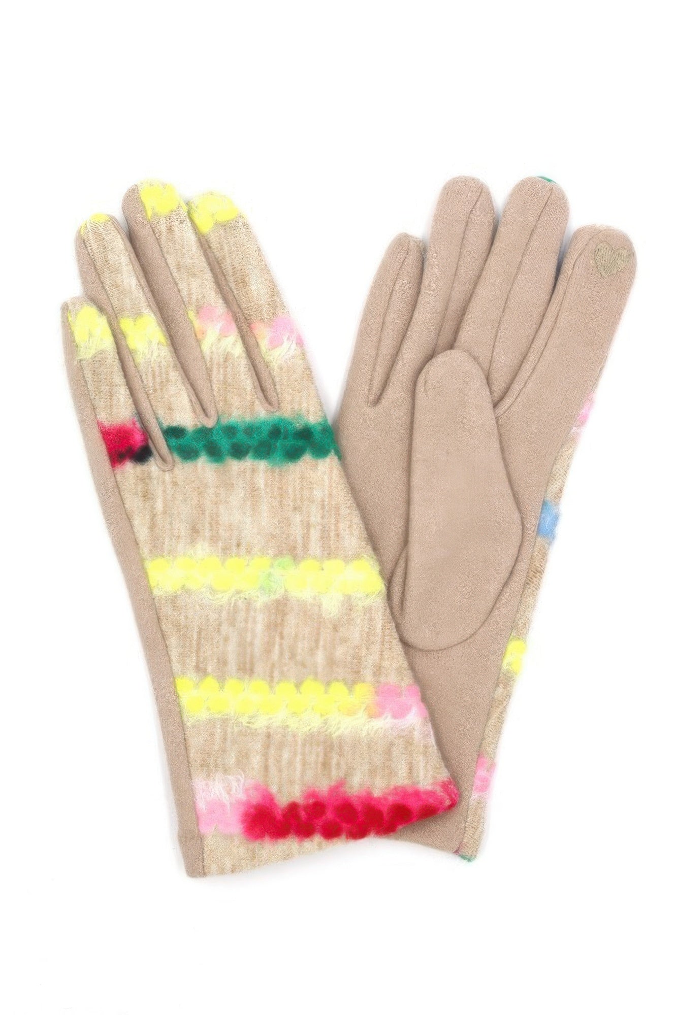 Multi Color Yarn Pattern Smart Touch Gloves product image