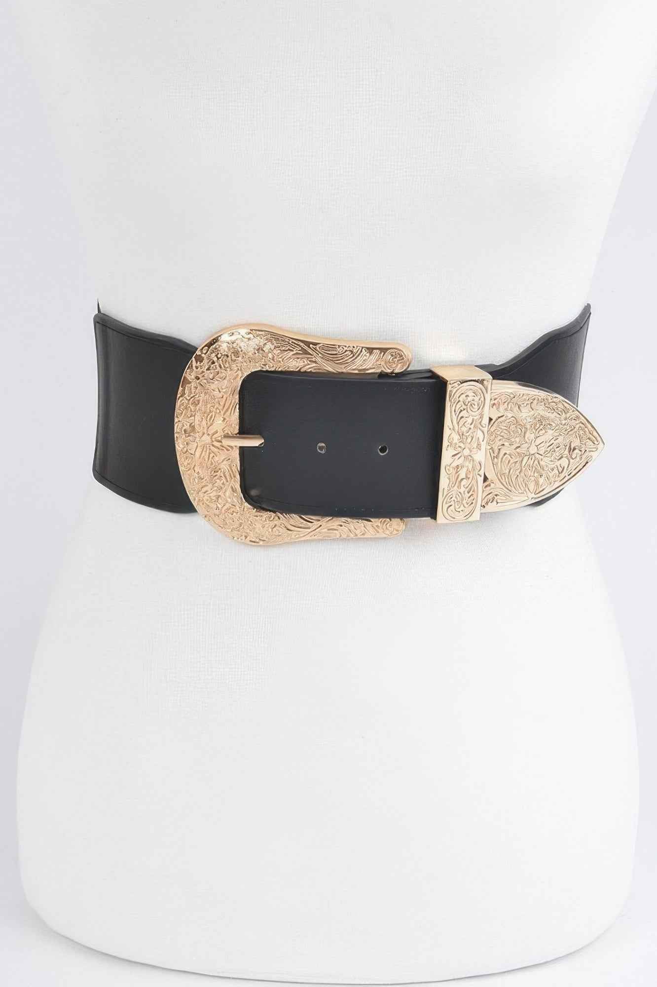 Wide Multi Metal Elastic Belt Wide Multi Metal Elastic Belt