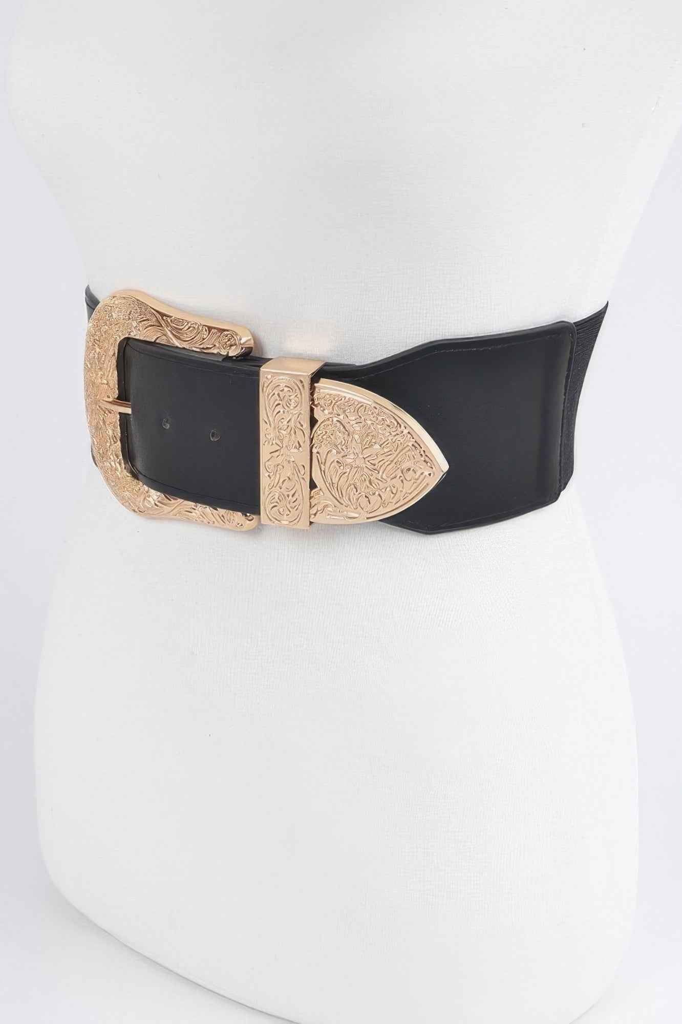 Wide Multi Metal Elastic Belt Wide Multi Metal Elastic Belt
