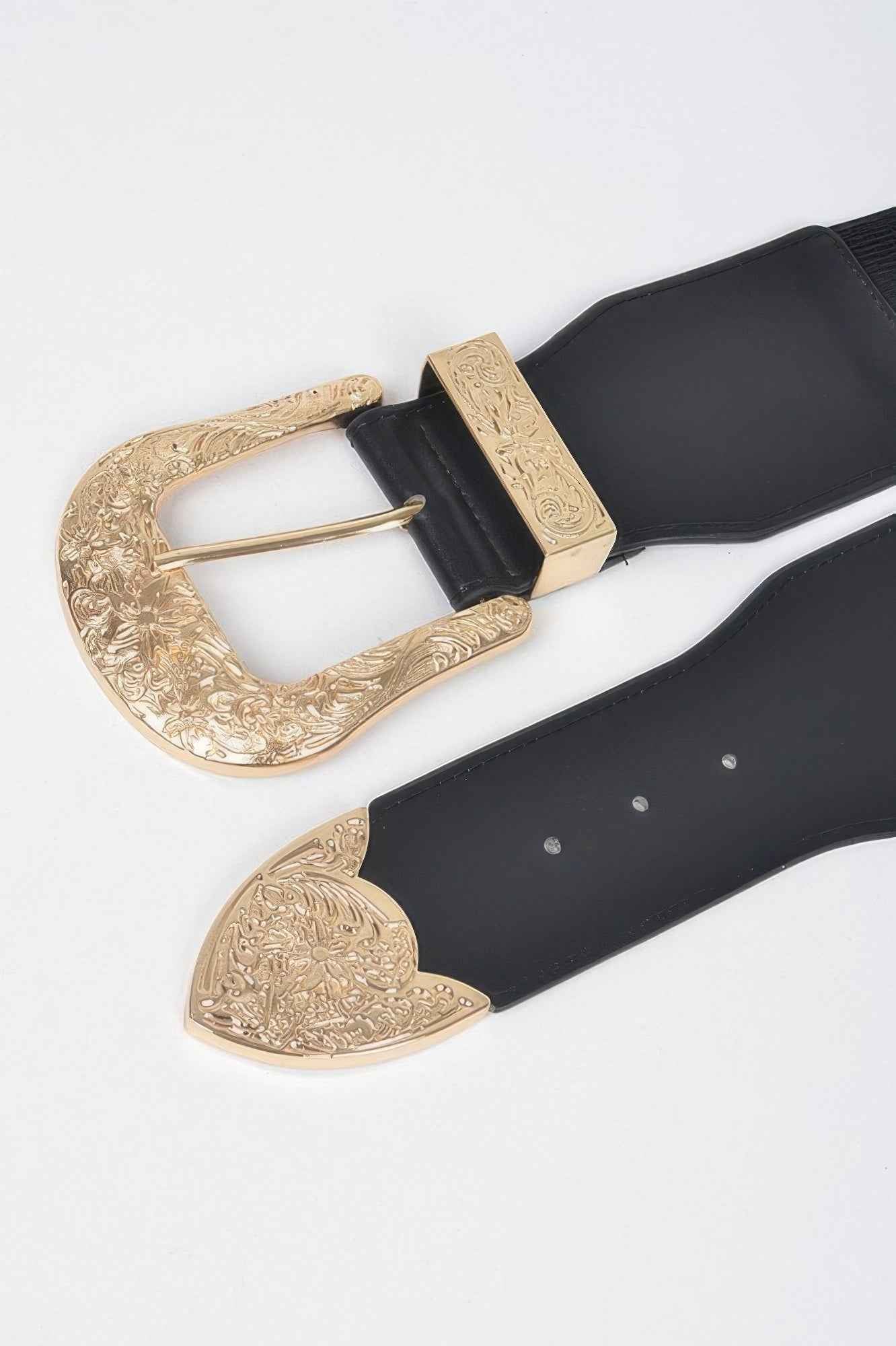 Wide Multi Metal Elastic Belt Wide Multi Metal Elastic Belt