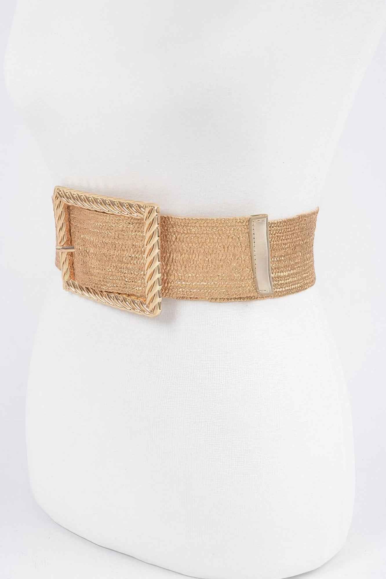 Wide Metal Buckle Clear Belt Wide Metal Buckle Clear Belt