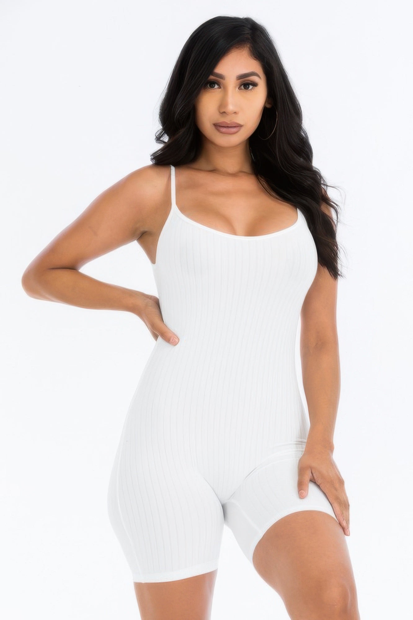Ribbed Bodycon Romper product image