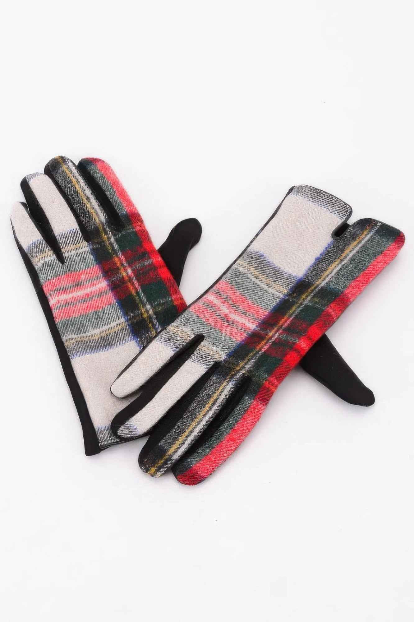 Plaid Pattern Gloves Plaid Pattern Gloves