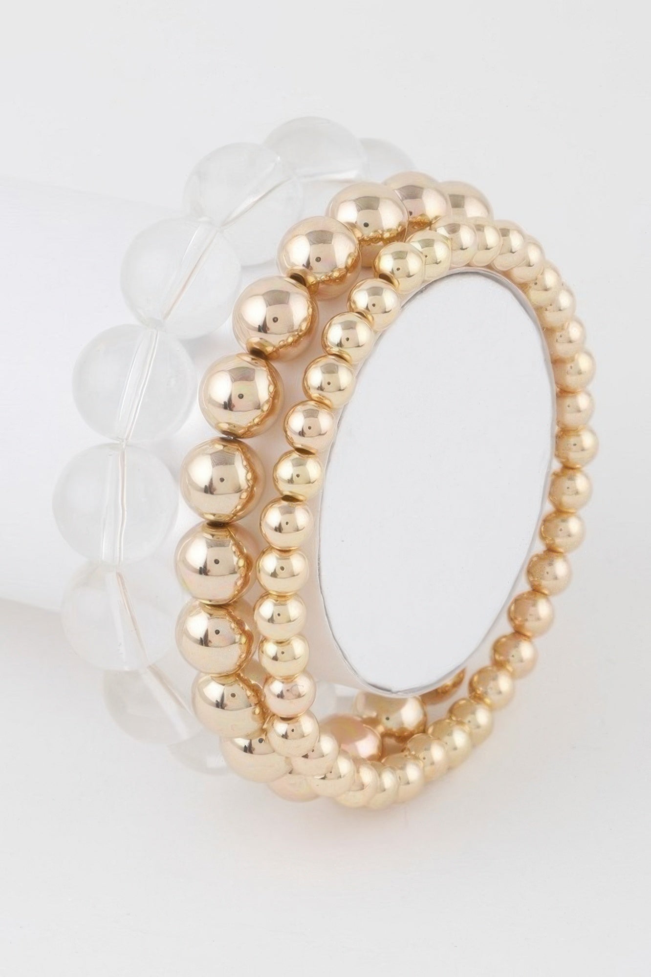 Minimal Triple Beaded Bracelet product image
