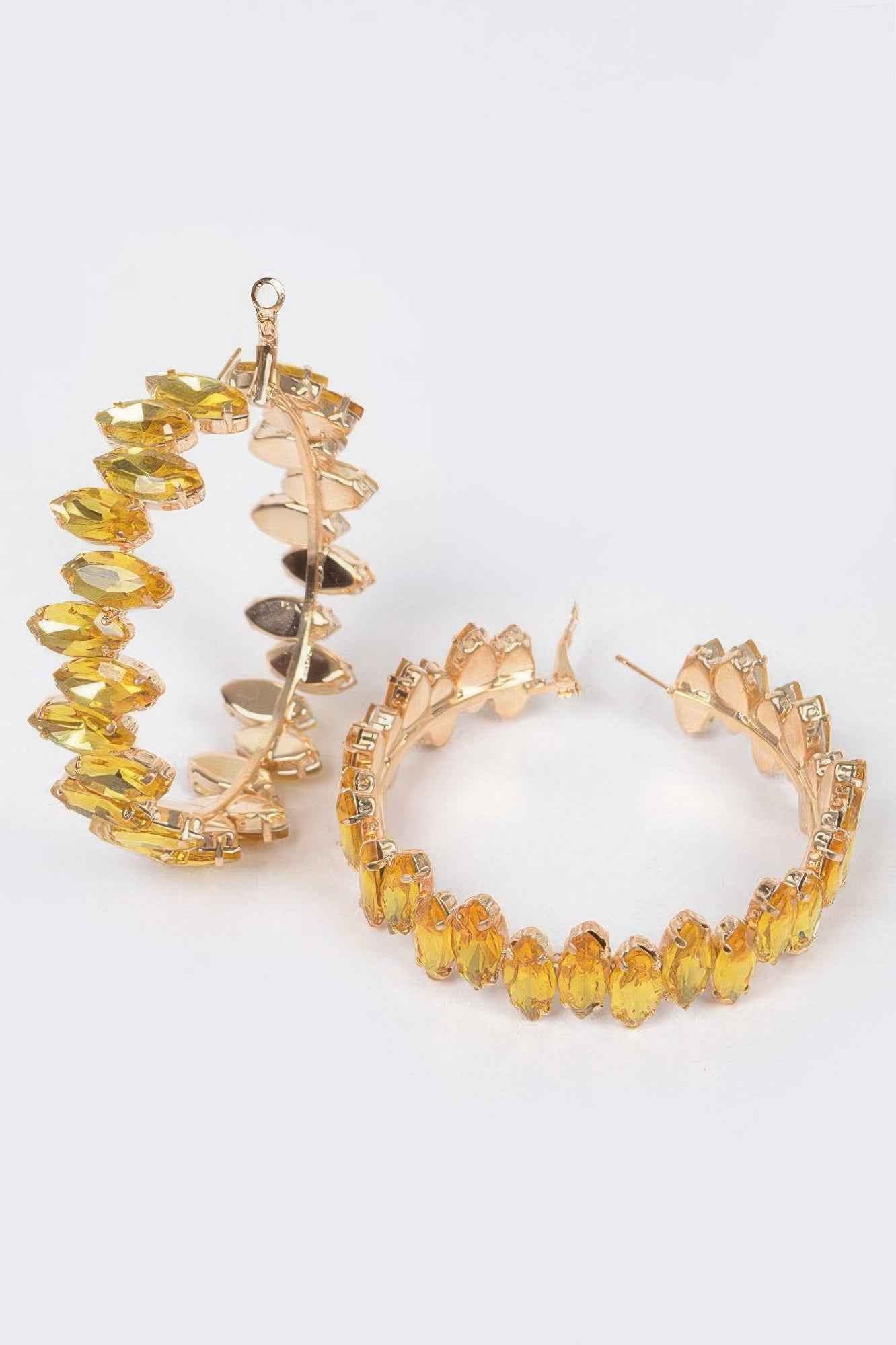 Rhinestone Hoop Earring Rhinestone Hoop Earring