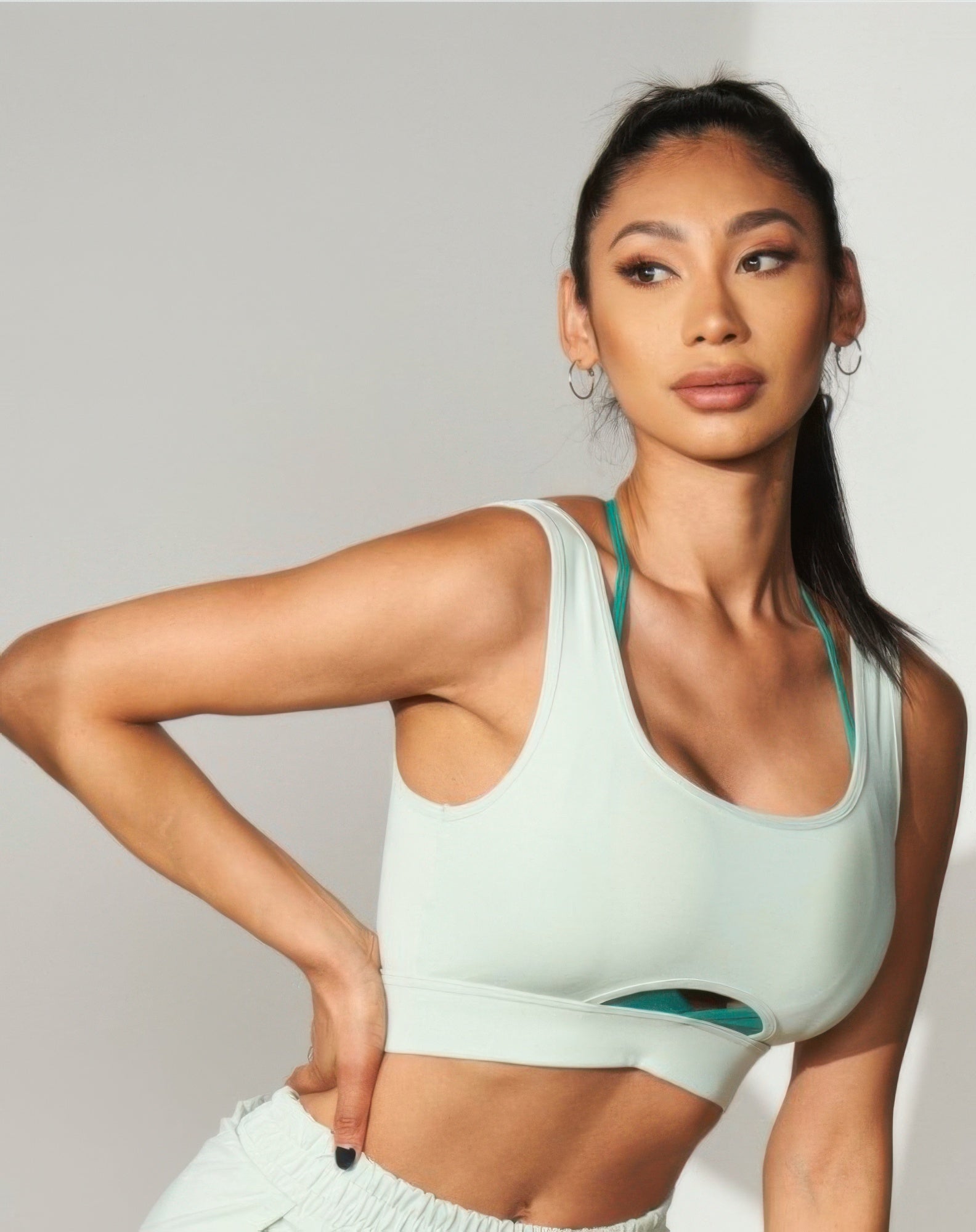 Sports Bra With Front Cut Out product image