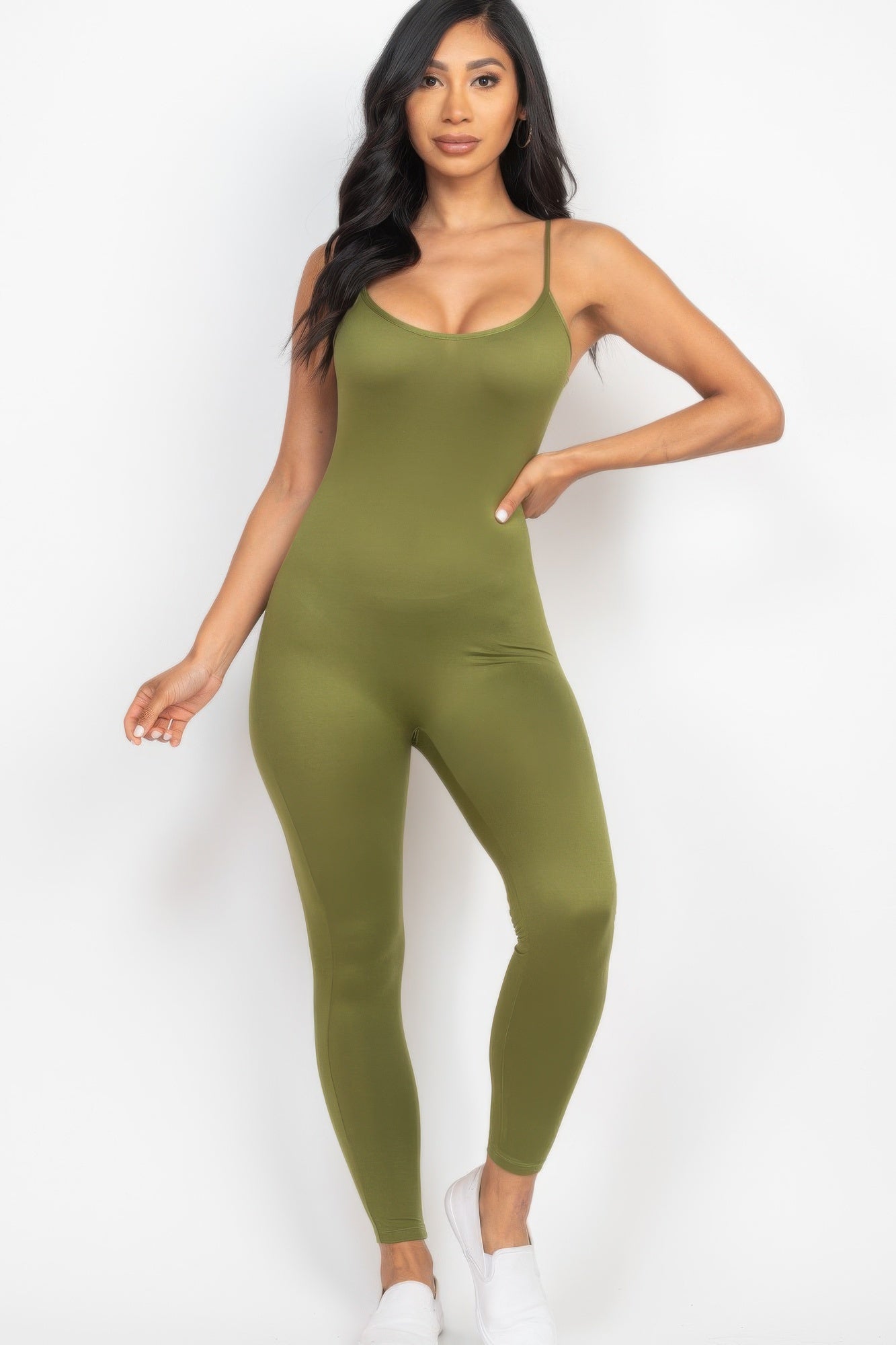 Solid Bodycon Cami Jumpsuit product image