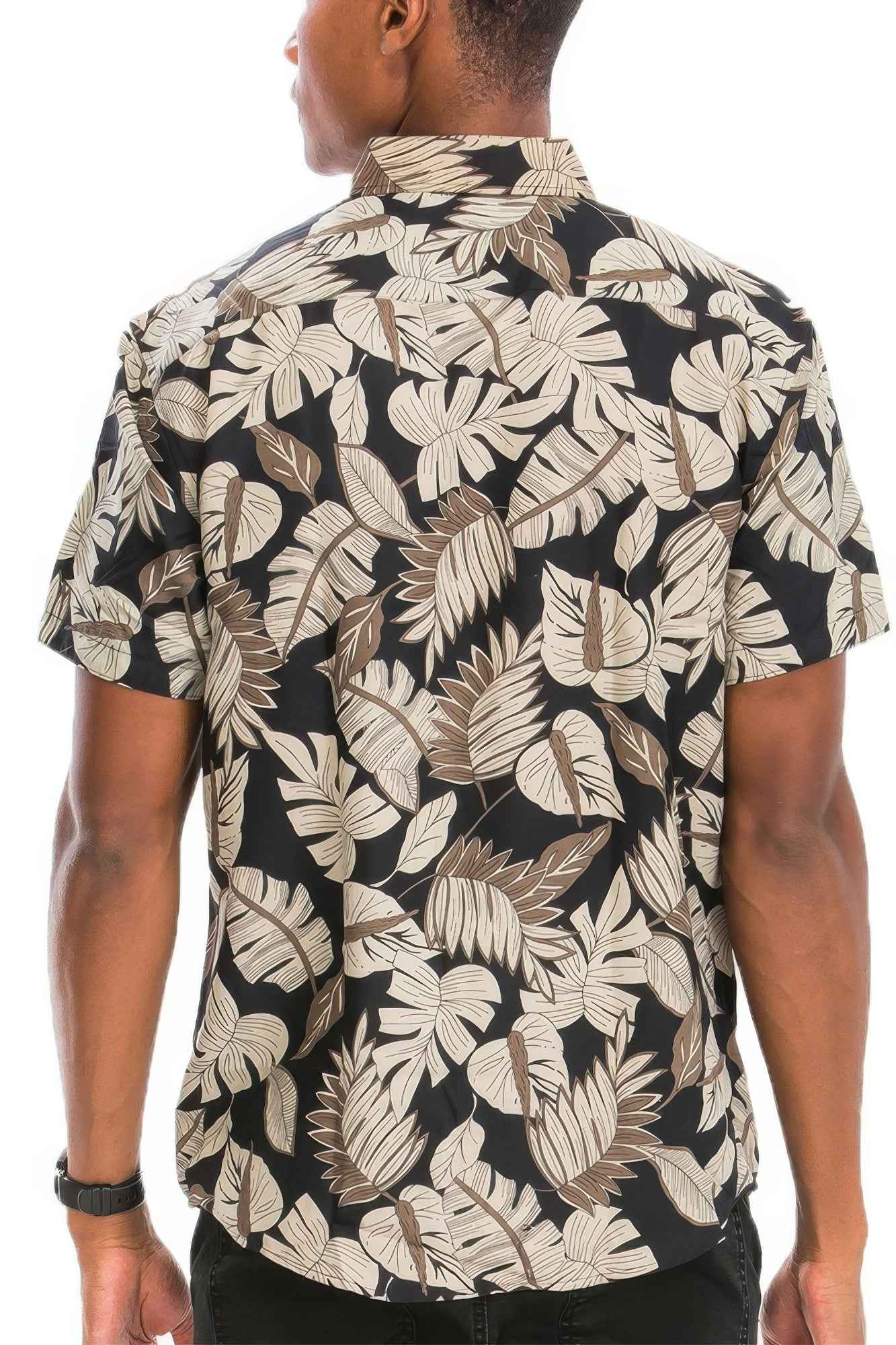 Hawaiian Print Button Down Shirt Hawaiian Print Button Down Shirt