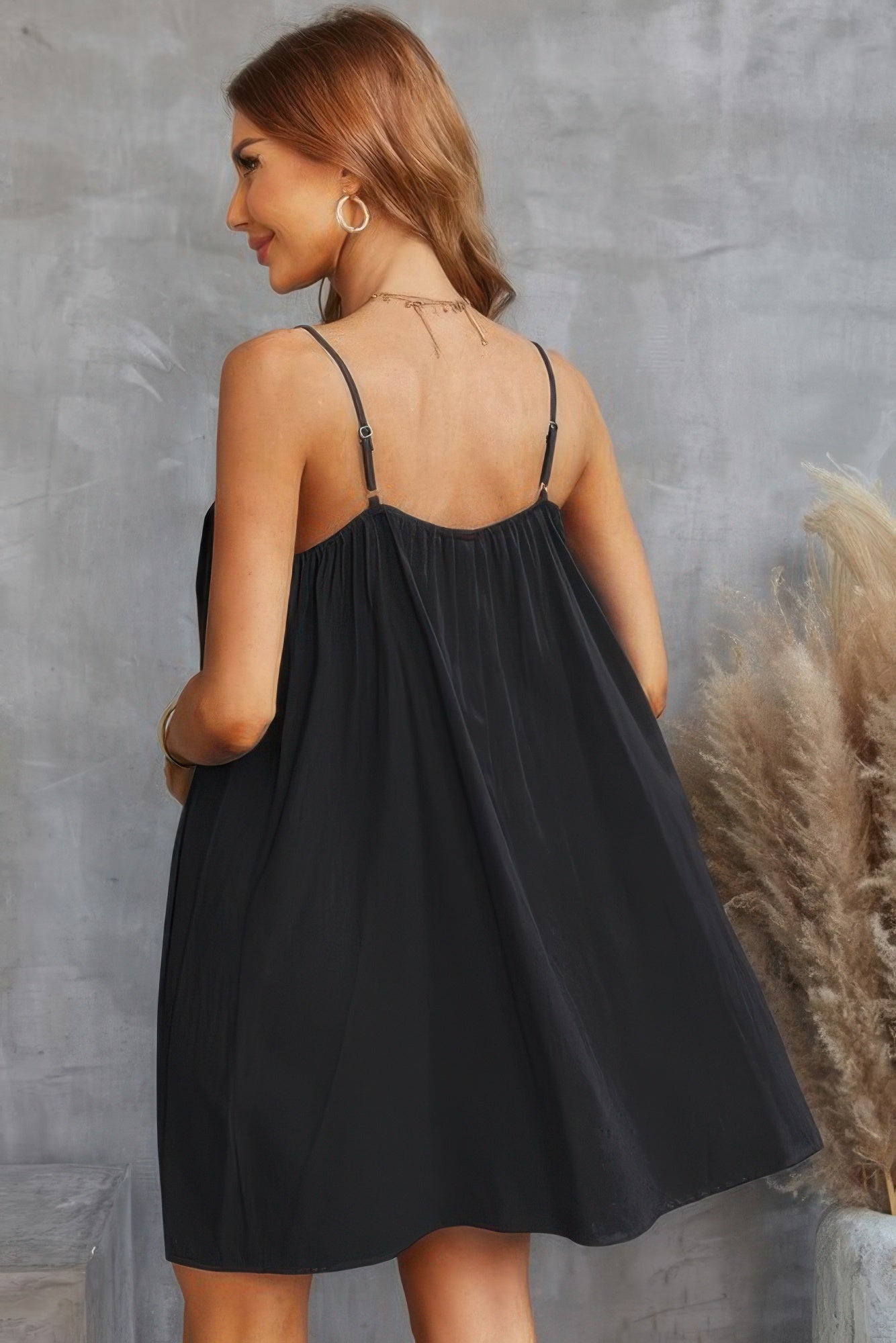 Sleeveless A Line Spaghetti Strap Dress product image