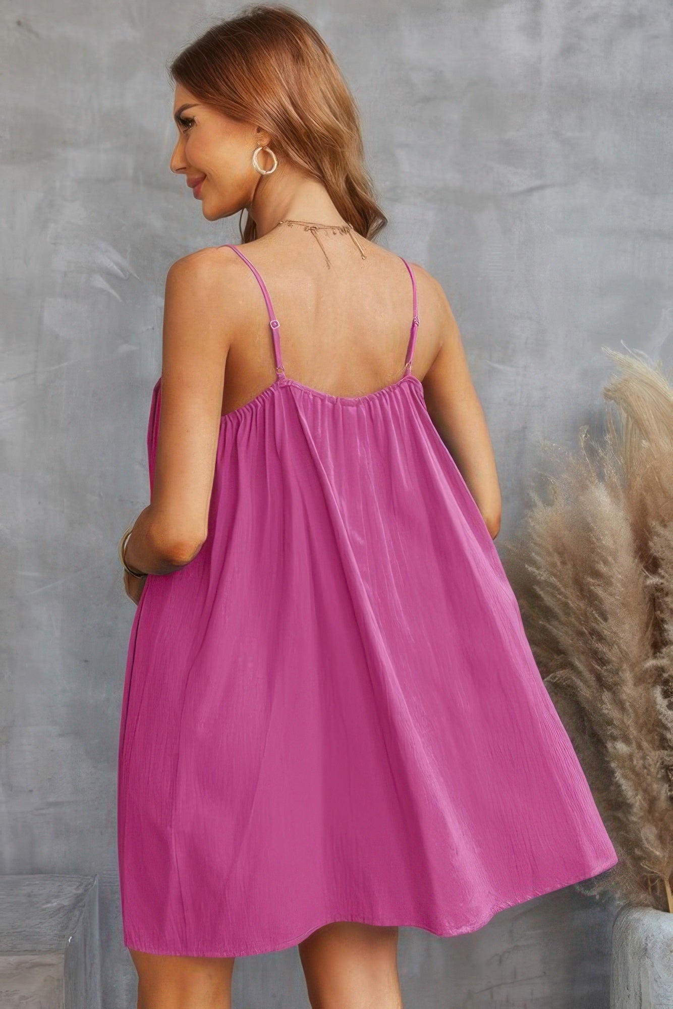 Sleeveless A Line Spaghetti Strap Dress product image