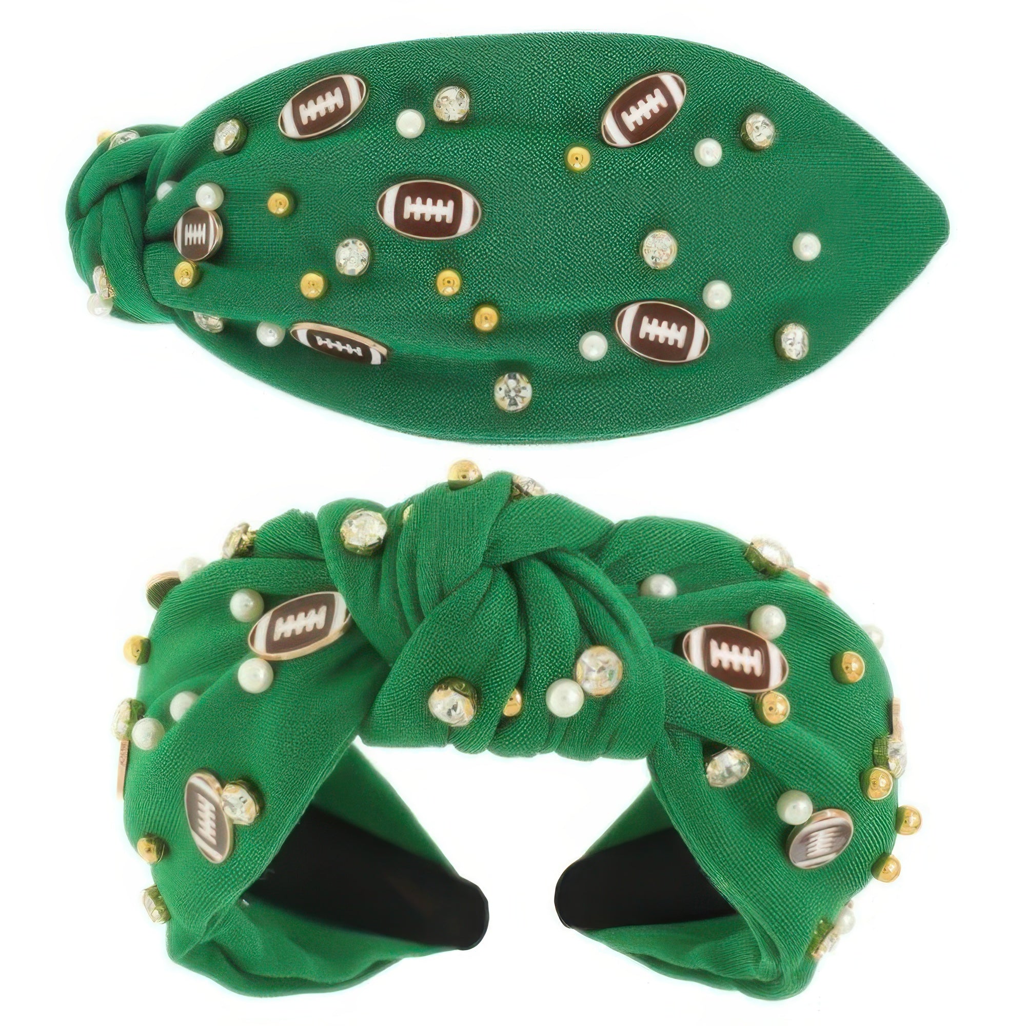 Game Day Football Theme Top Knotted Headband product image