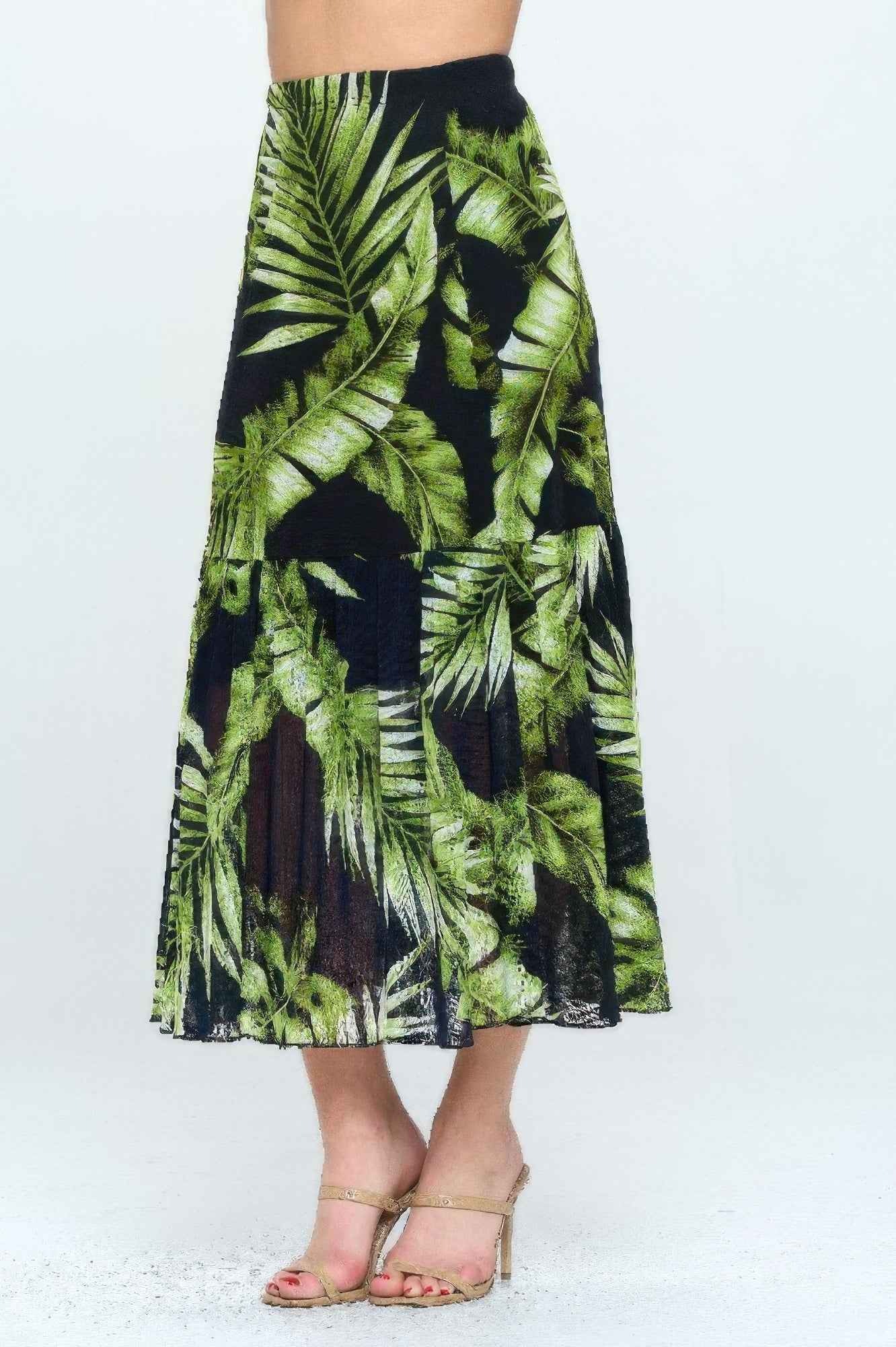 Mesh Romance Tiered Print Skirt Mesh Romance Tiered Print Skirt